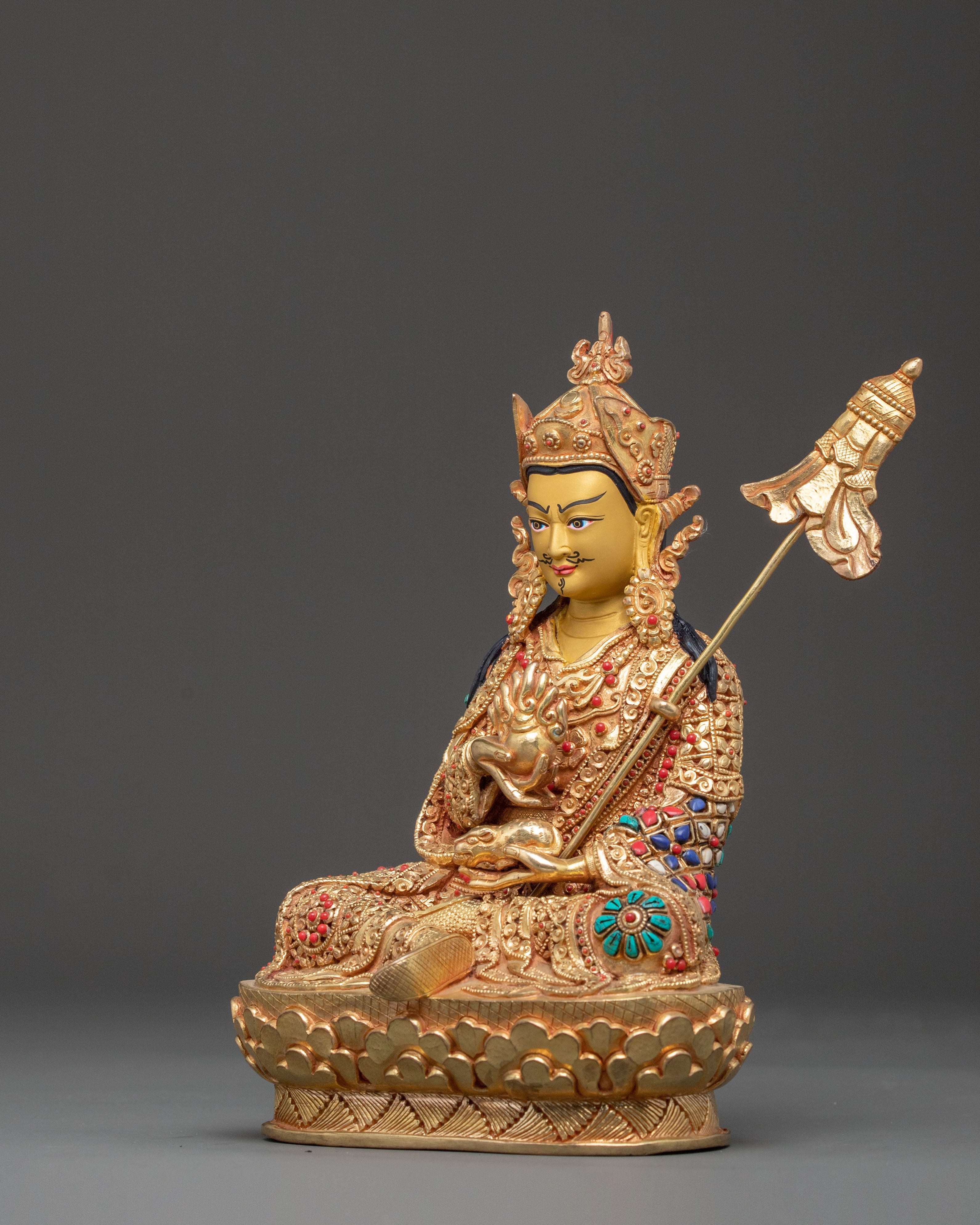Handcrafted Guru Norlha Spiritual Statue | Home Decor