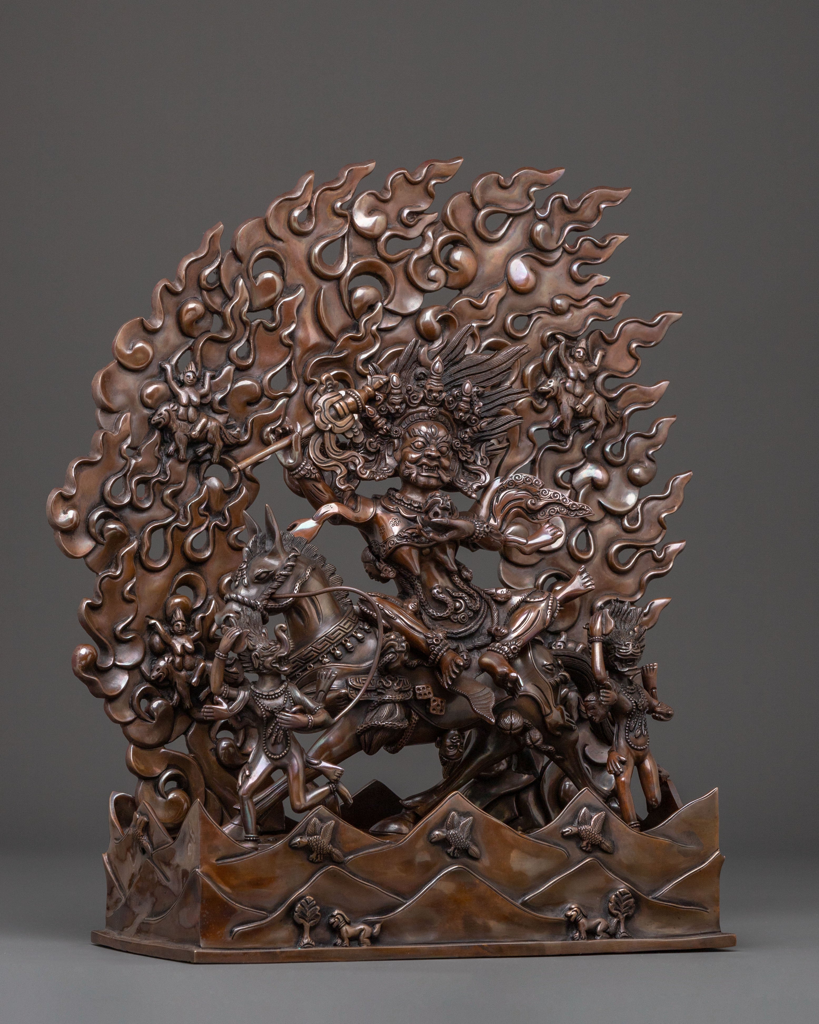 Shri Devi Handcrafted: Oxidized Copper Body | Handcrafted in Nepal