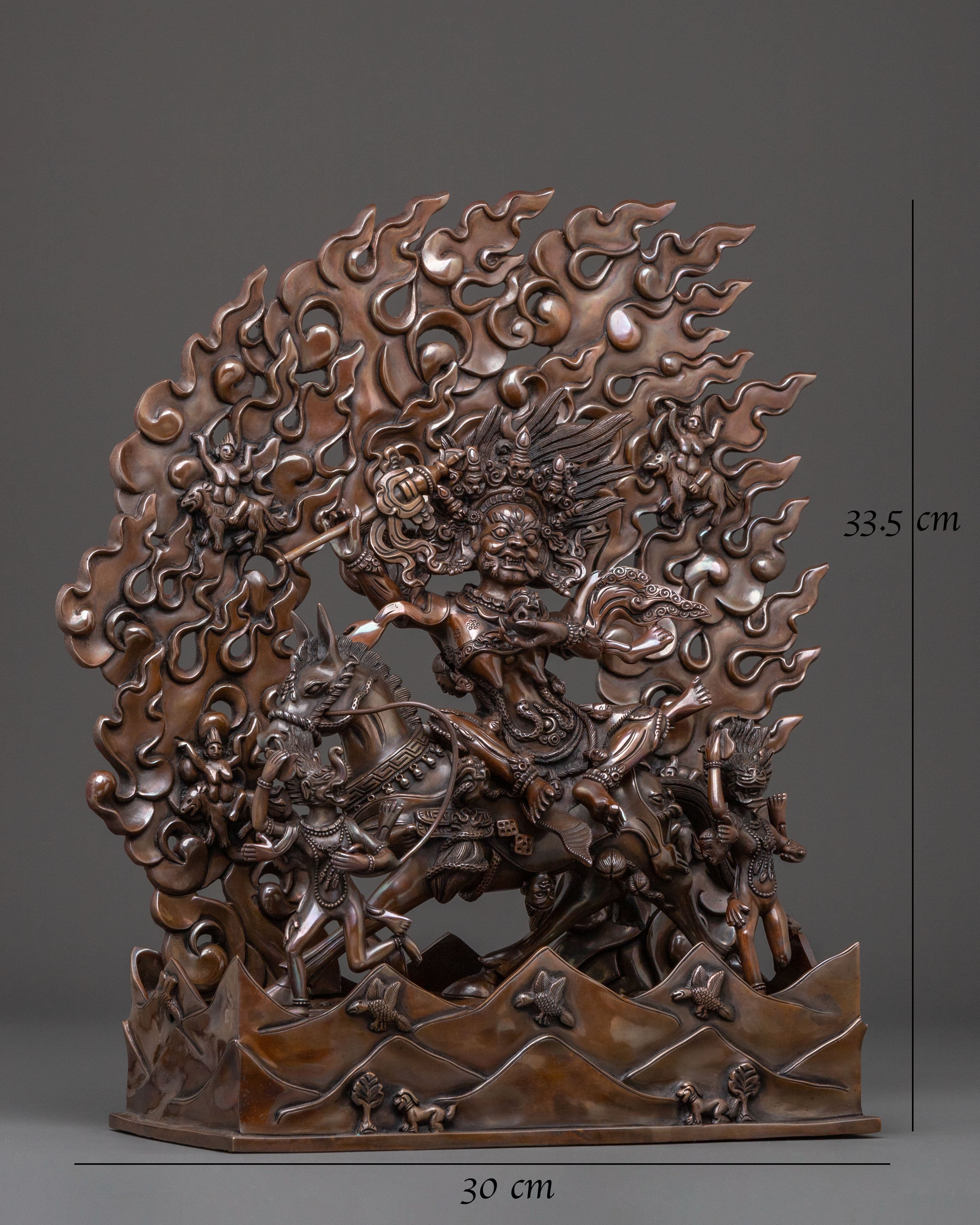 Shri Devi Handcrafted: Oxidized Copper Body | Handcrafted in Nepal