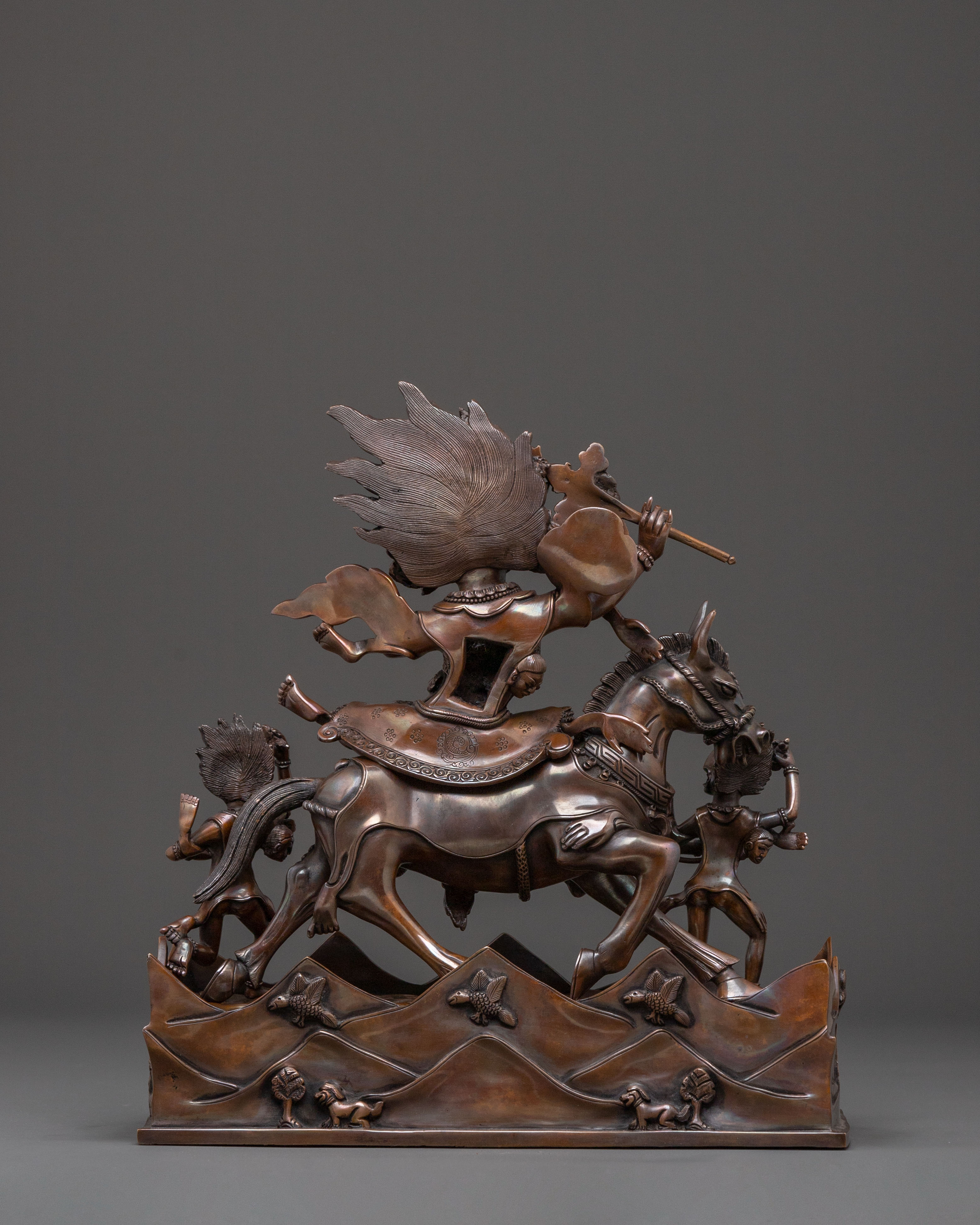 Shri Devi Handcrafted: Oxidized Copper Body | Handcrafted in Nepal