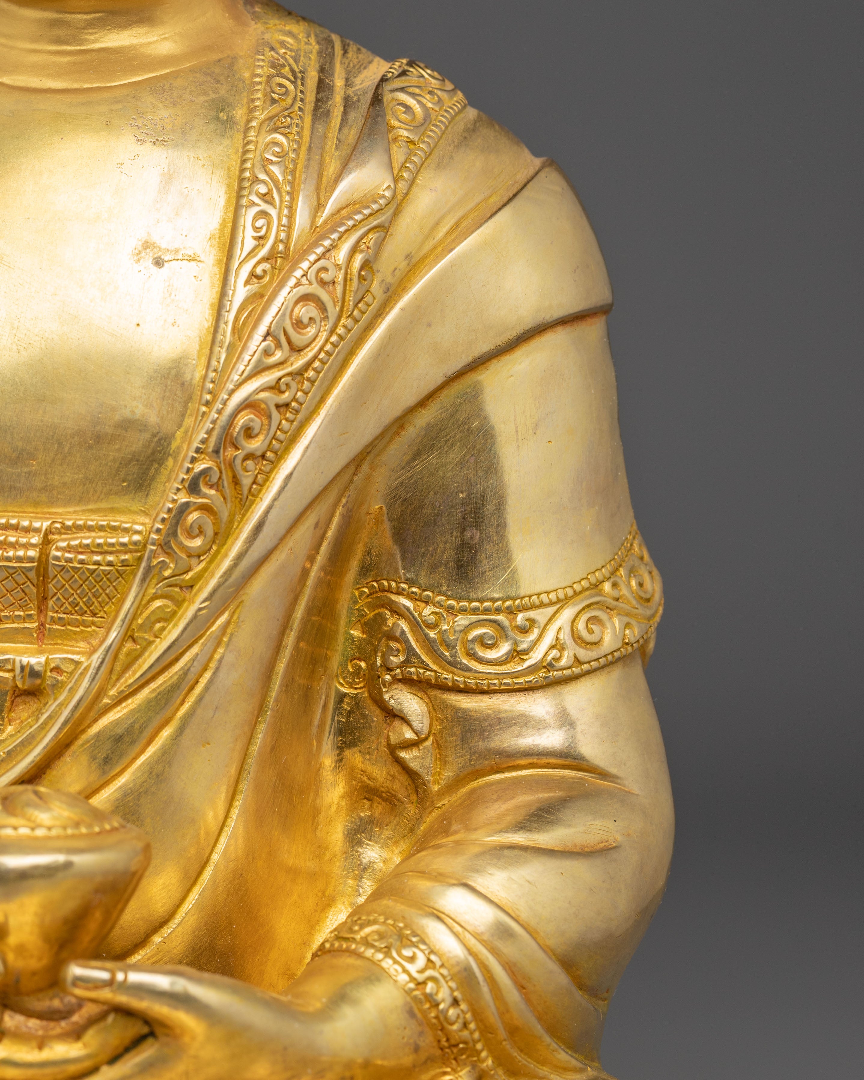 Golden Pure Land Buddha Amitabha Icon | Home Decor
