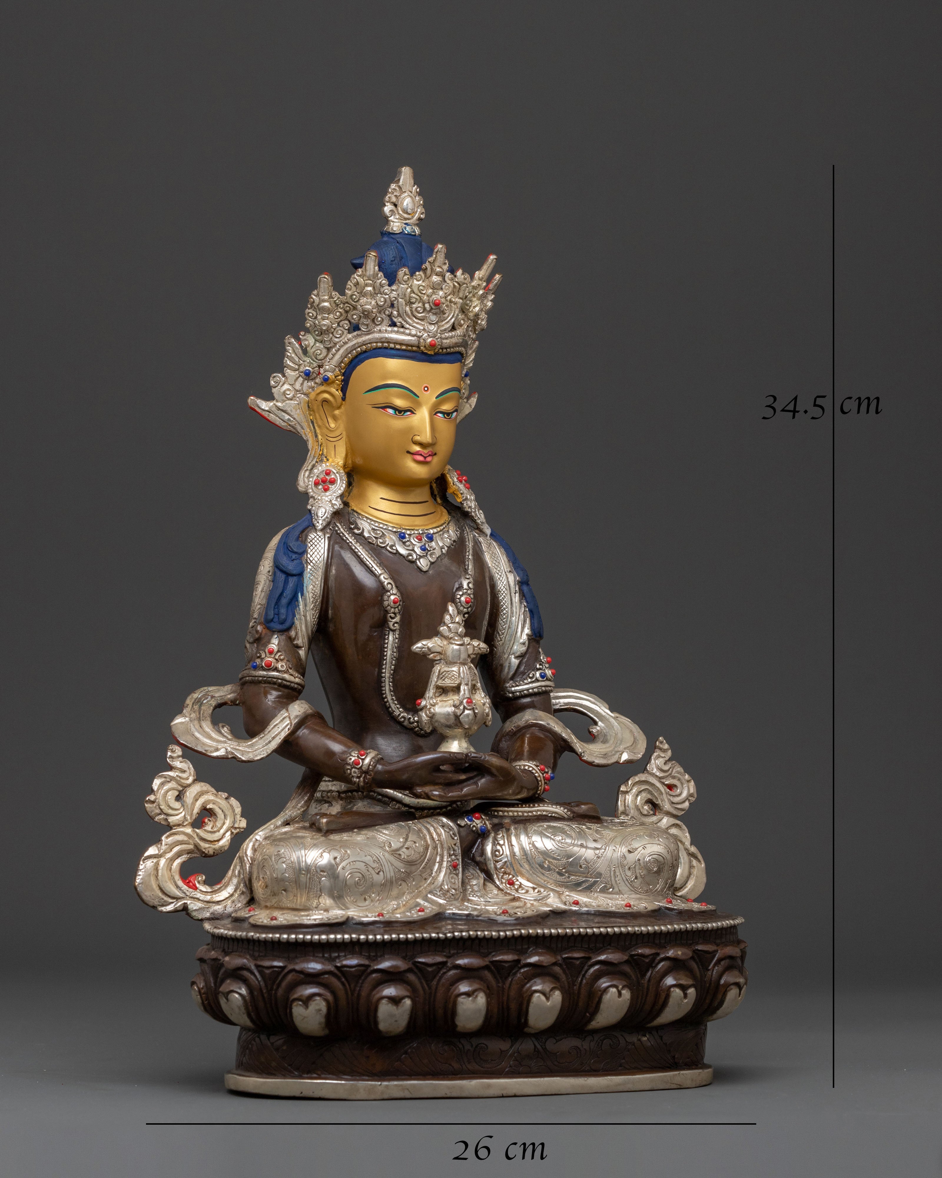 Long Life Amitayus Buddha Figurine | Meditation Decor