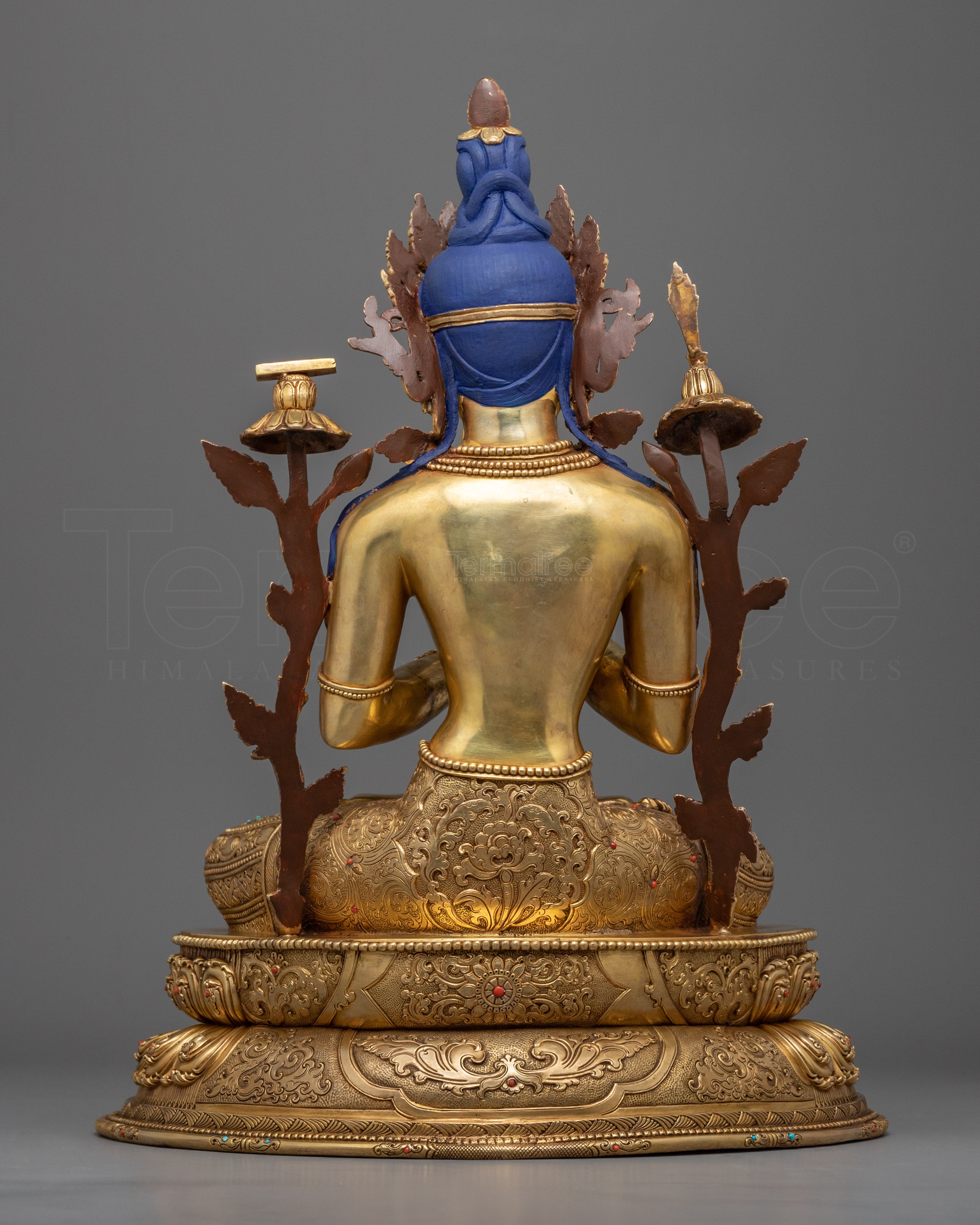 Manjushri's Sword Of Wisdom Statue | Buddhist Bodhisattva Of Compassion - Termatree