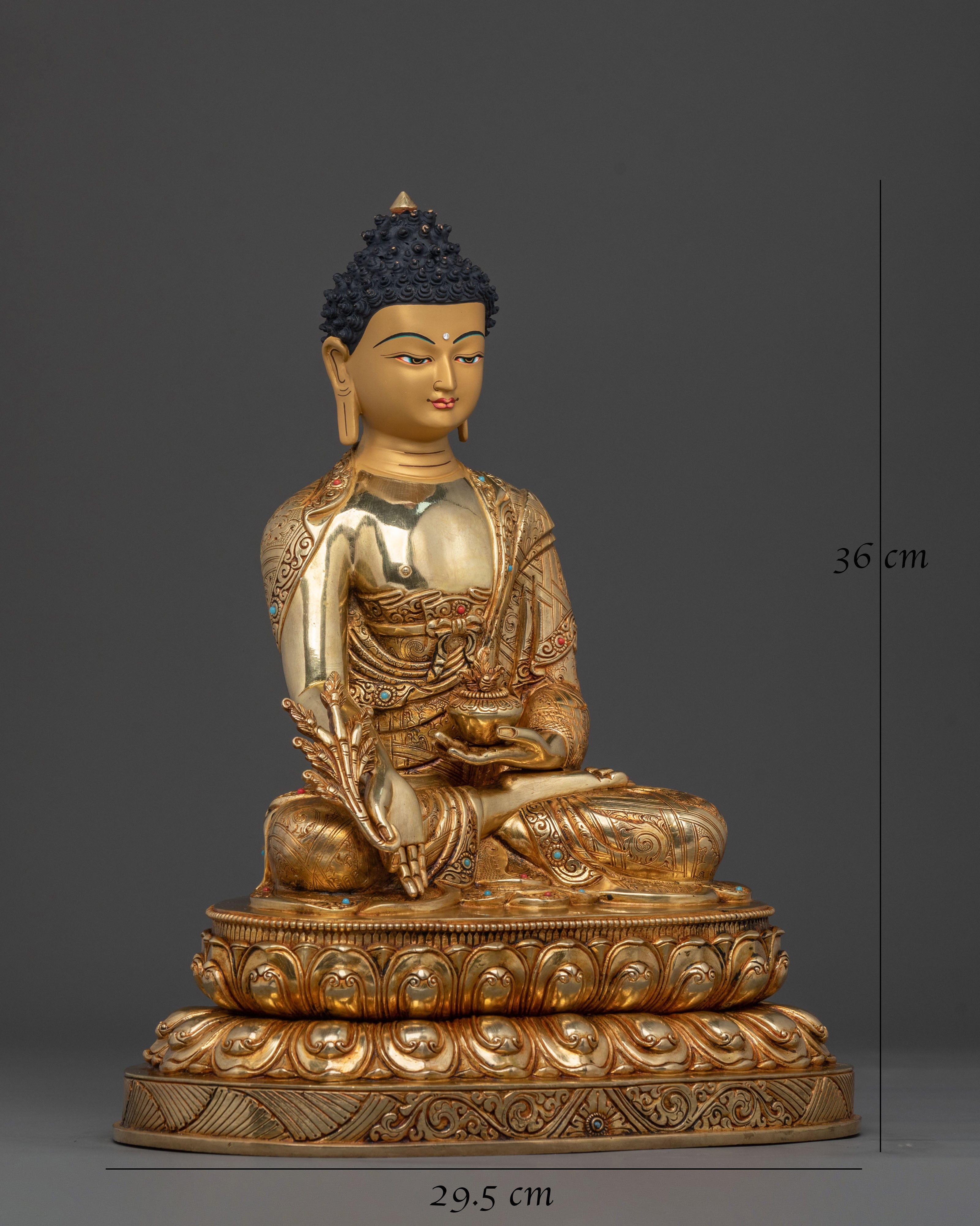 Medicine Buddha Sacred Statue | Spiritual Healing