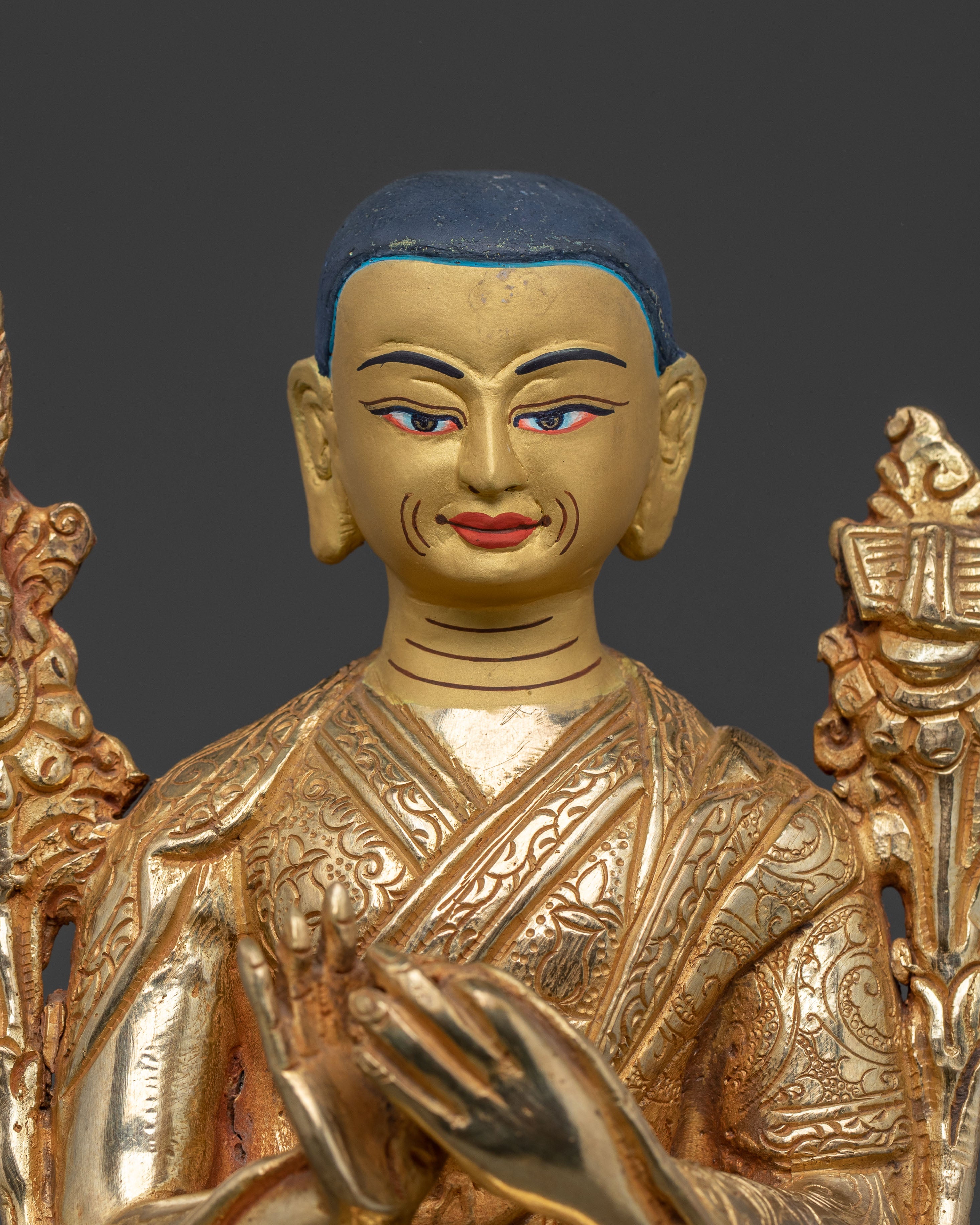 Tsongkhapa Statue with Disciples | Buddhist Figurines