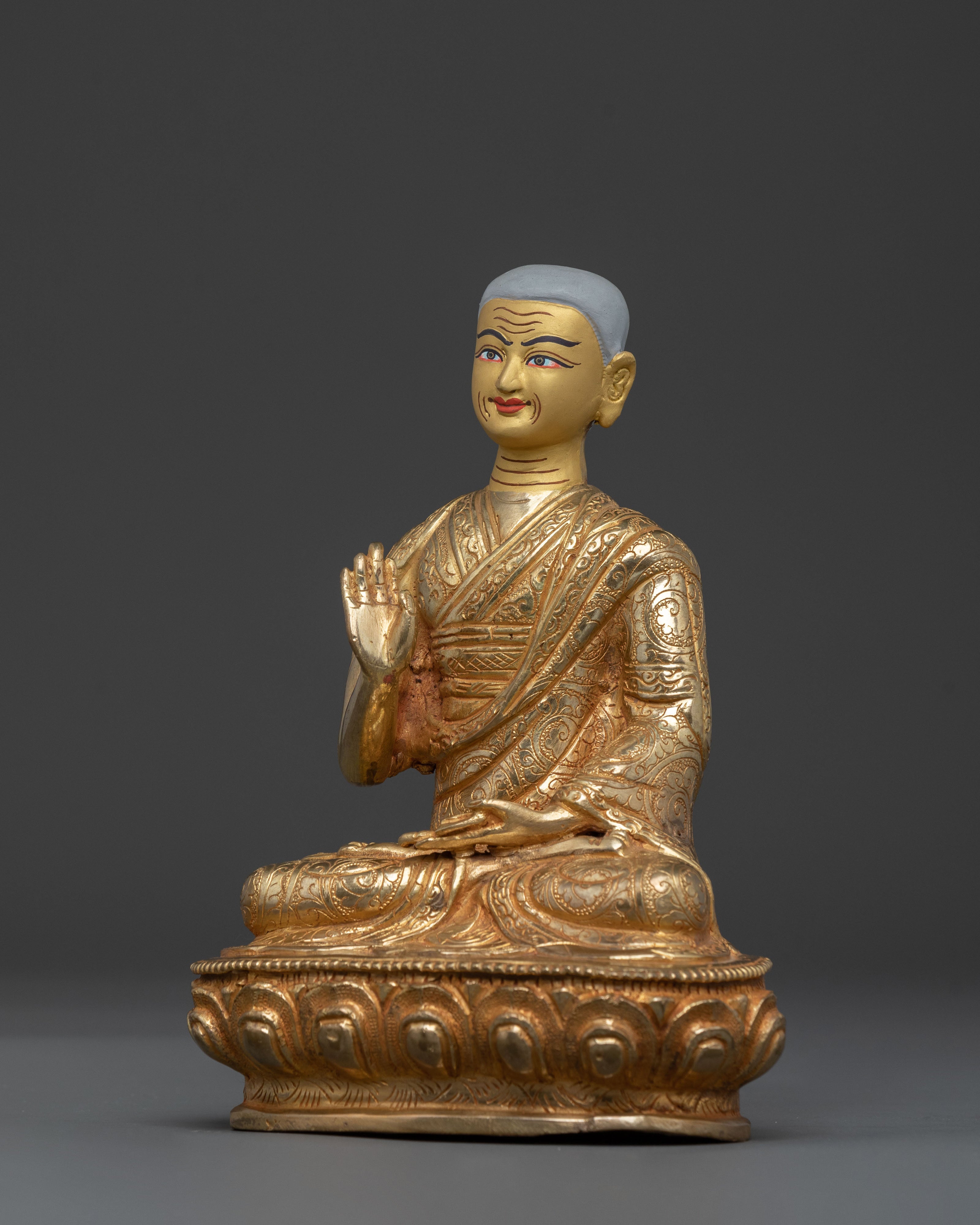 Tsongkhapa Statue with Disciples | Buddhist Figurines