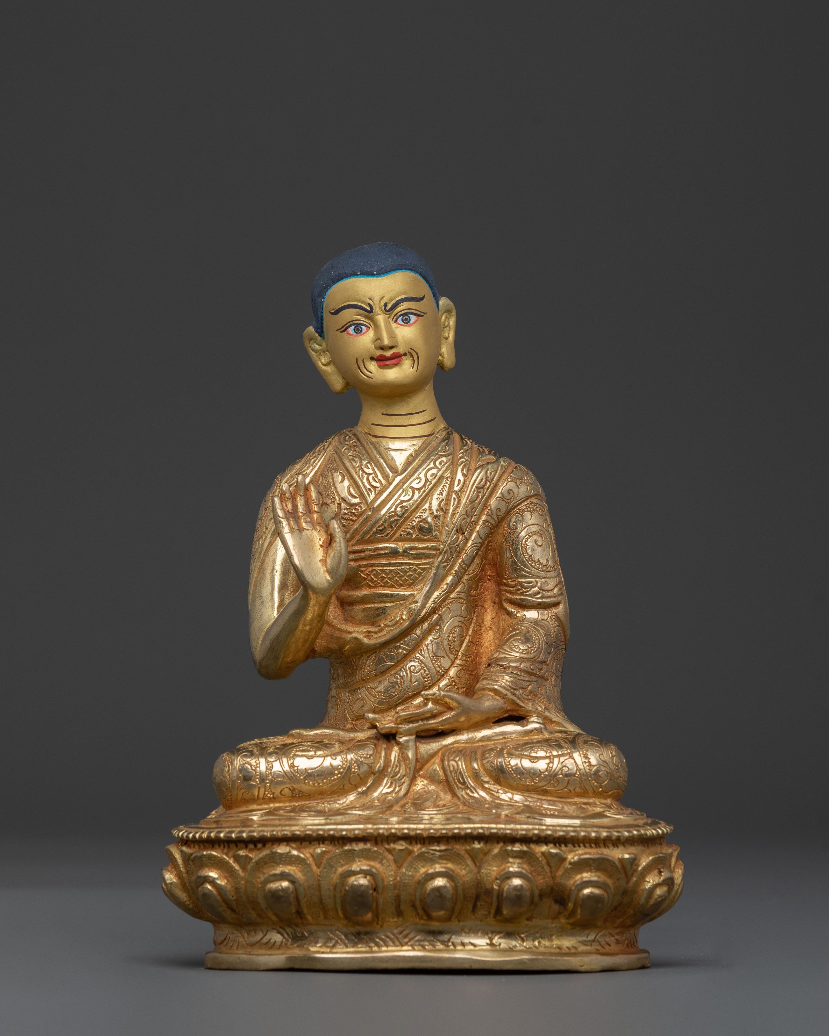 Tsongkhapa Statue with Disciples | Buddhist Figurines