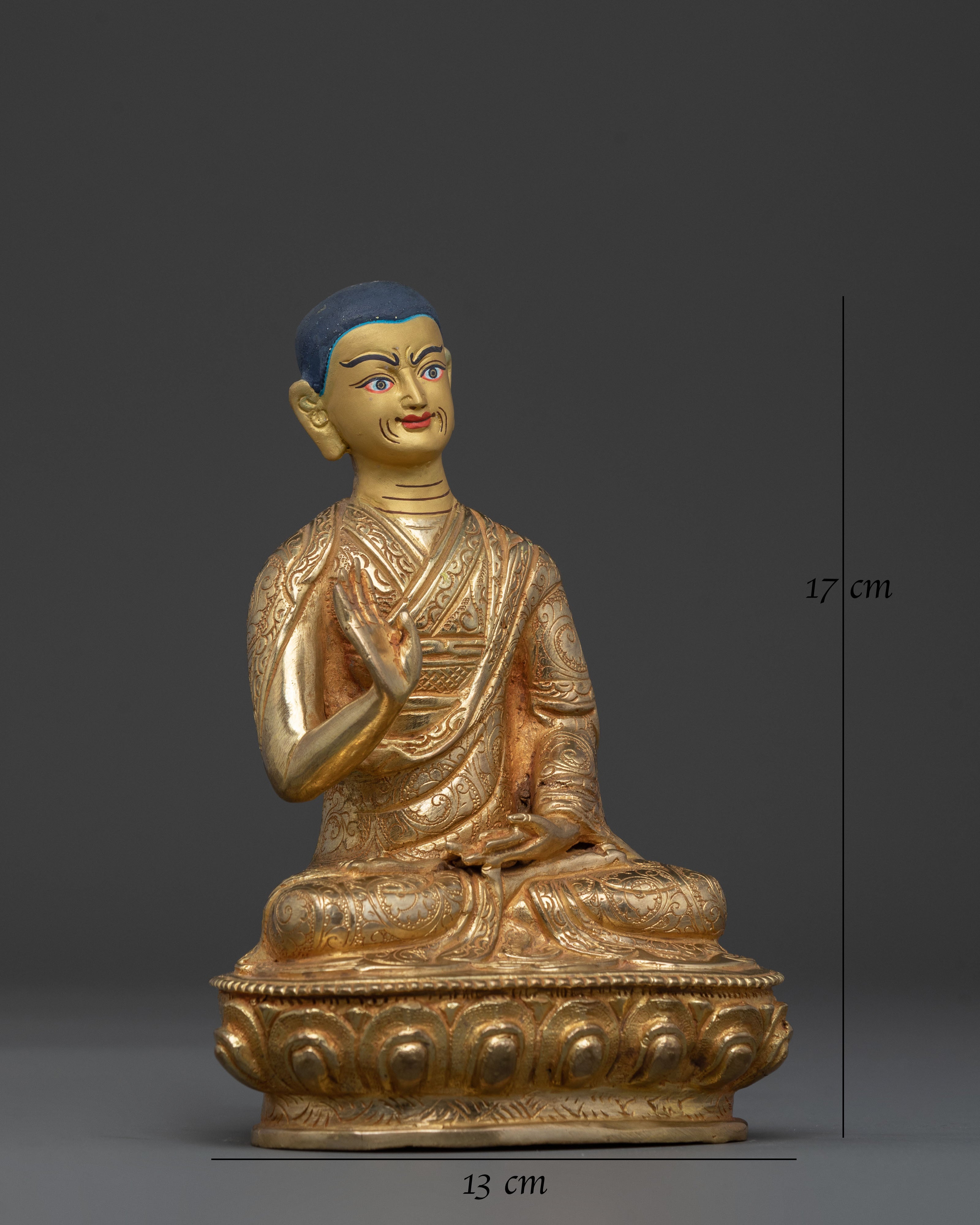 Tsongkhapa Statue with Disciples | Buddhist Figurines