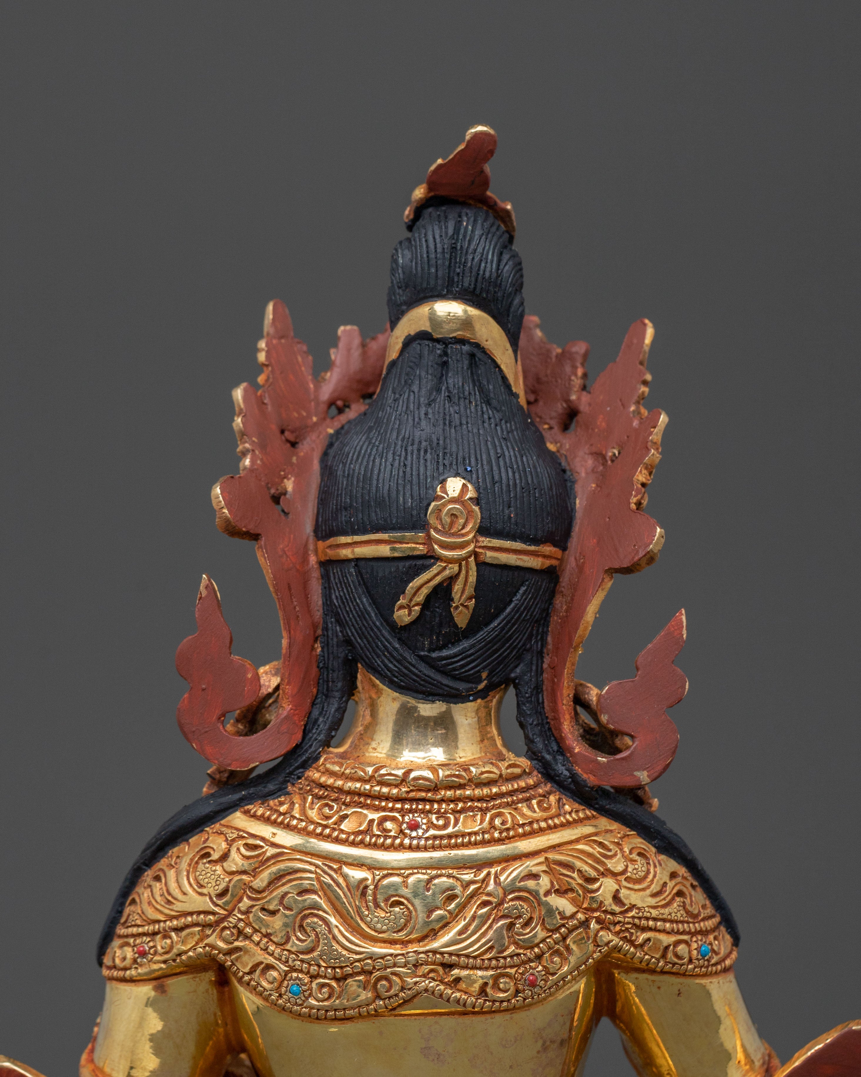 Traditional Dukar Statue | 24K Gold Gilded