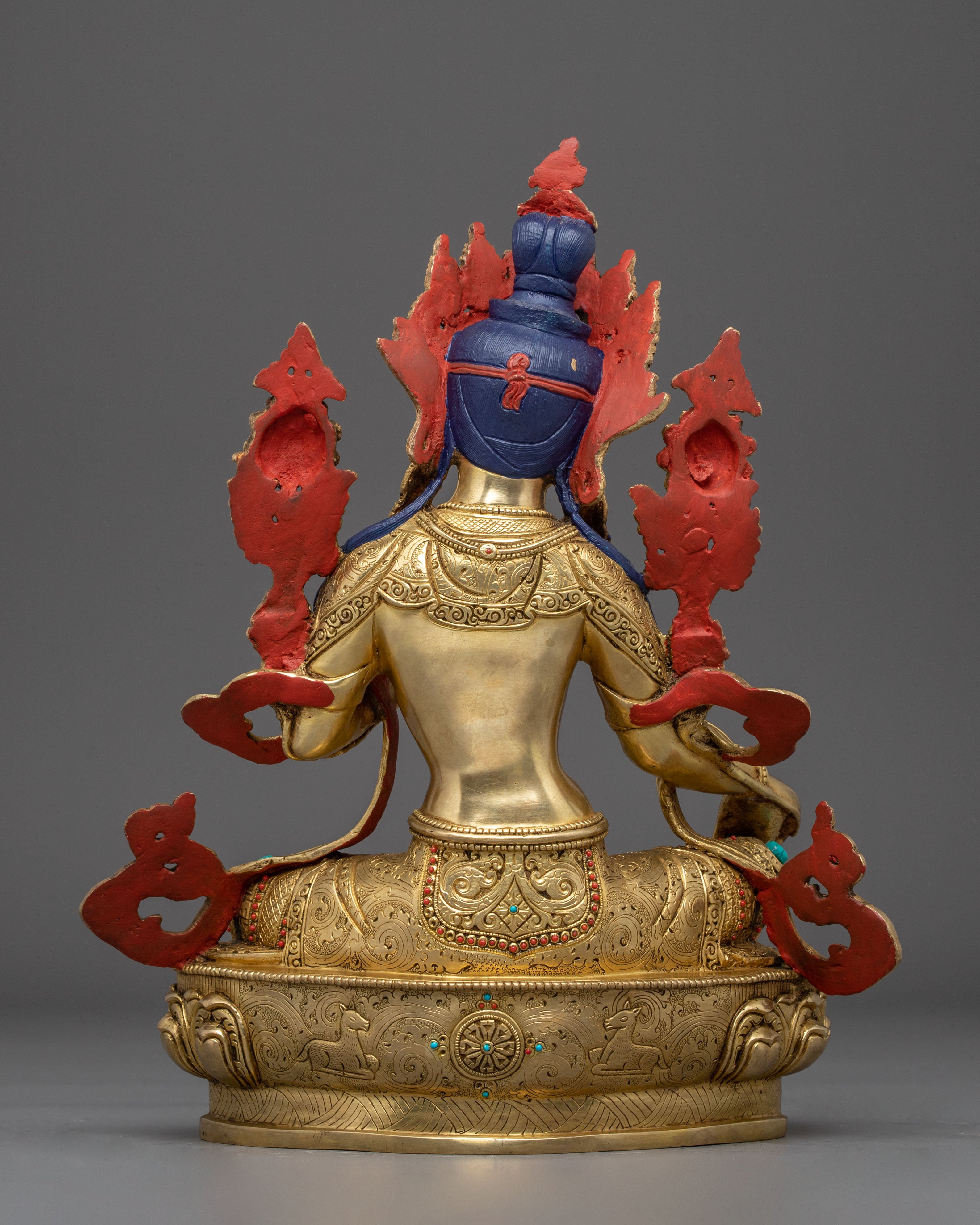 Green Tara Protector Deity Nepali Handcrafted Figurine | Mother of Liberation