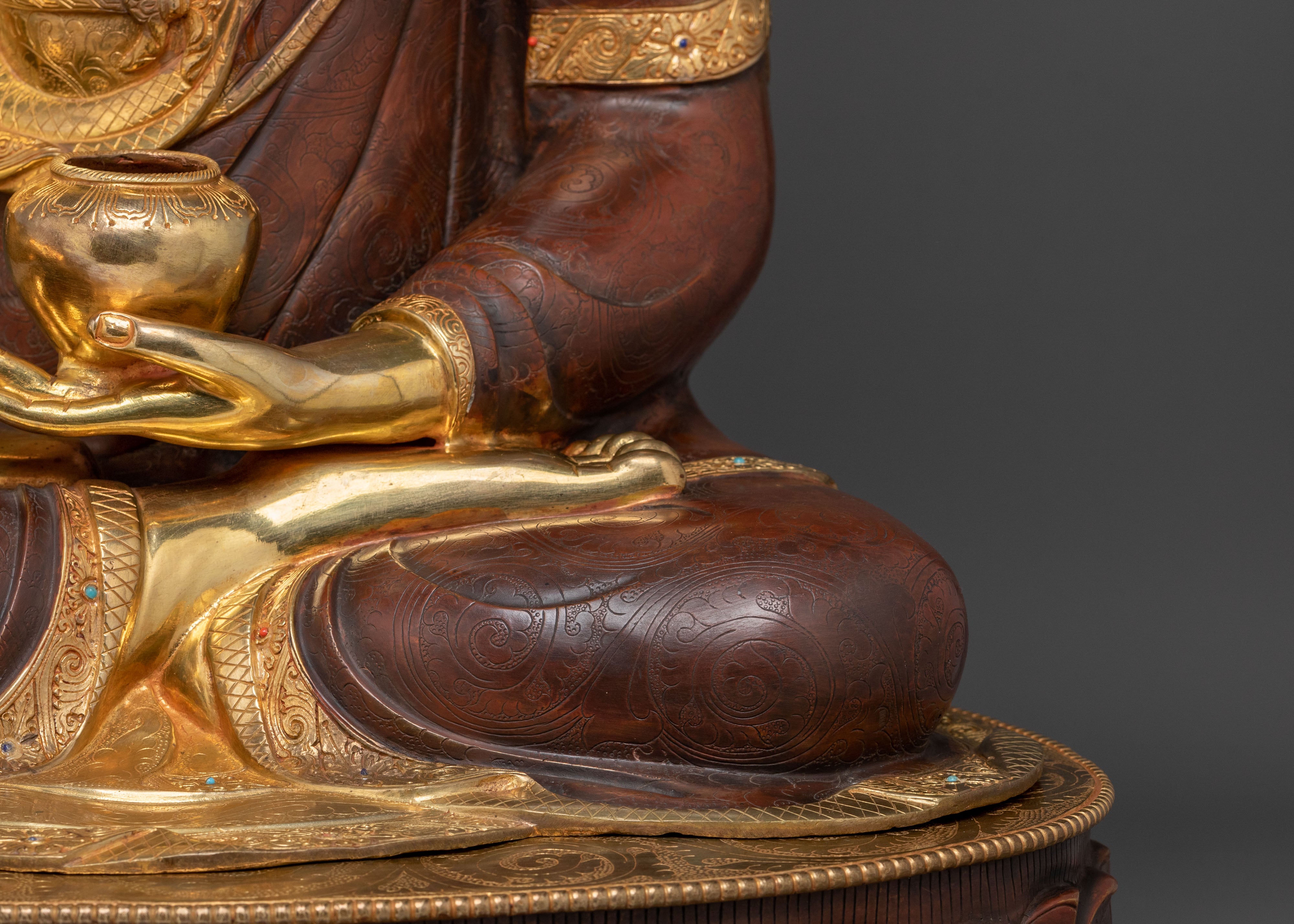 Tibetan Shakyamuni Buddha Sacred Statue | Buddhist Altar Decor