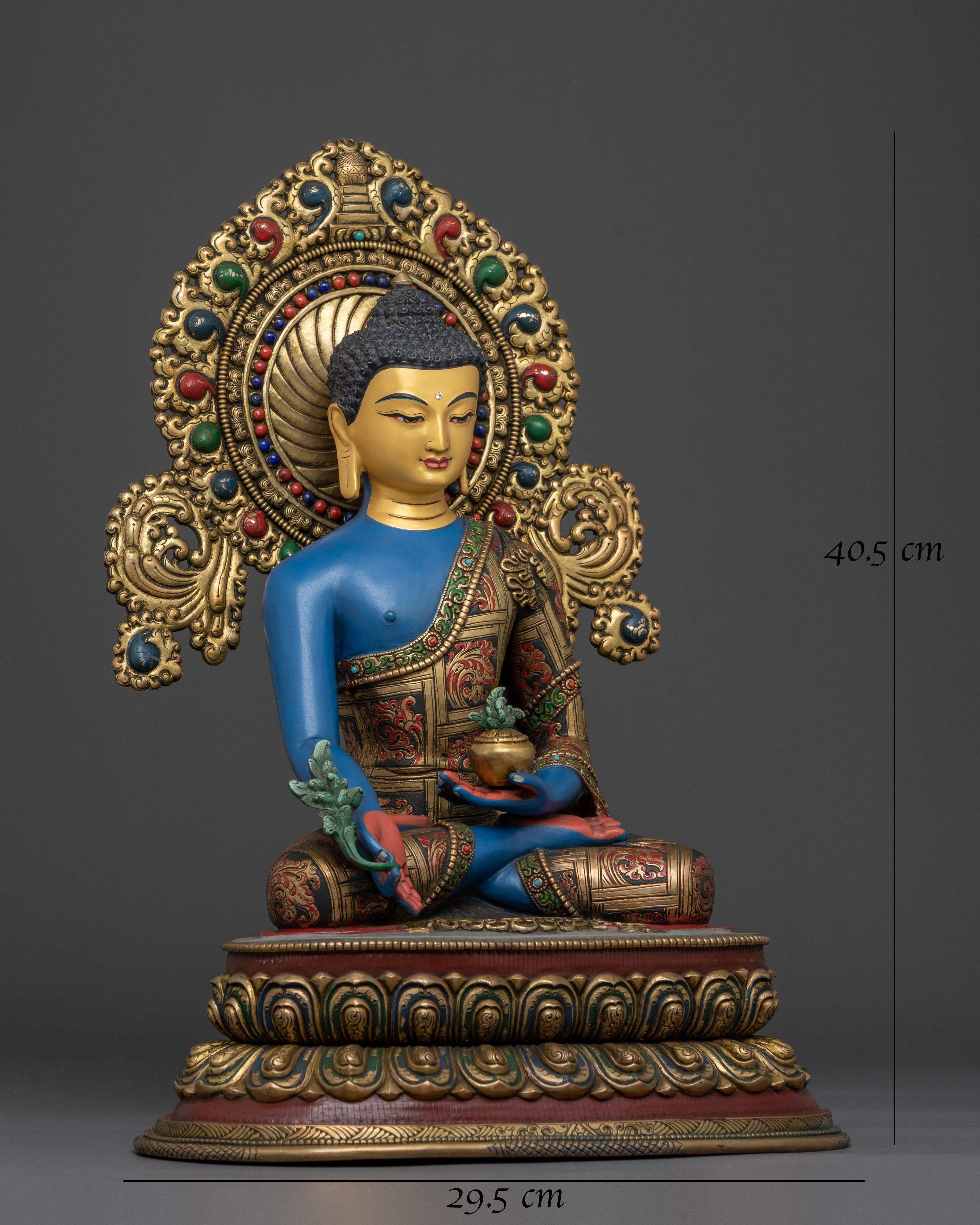 8 Buddha Sacred Statue Set | Symbol of Enlightenment and Wisdom