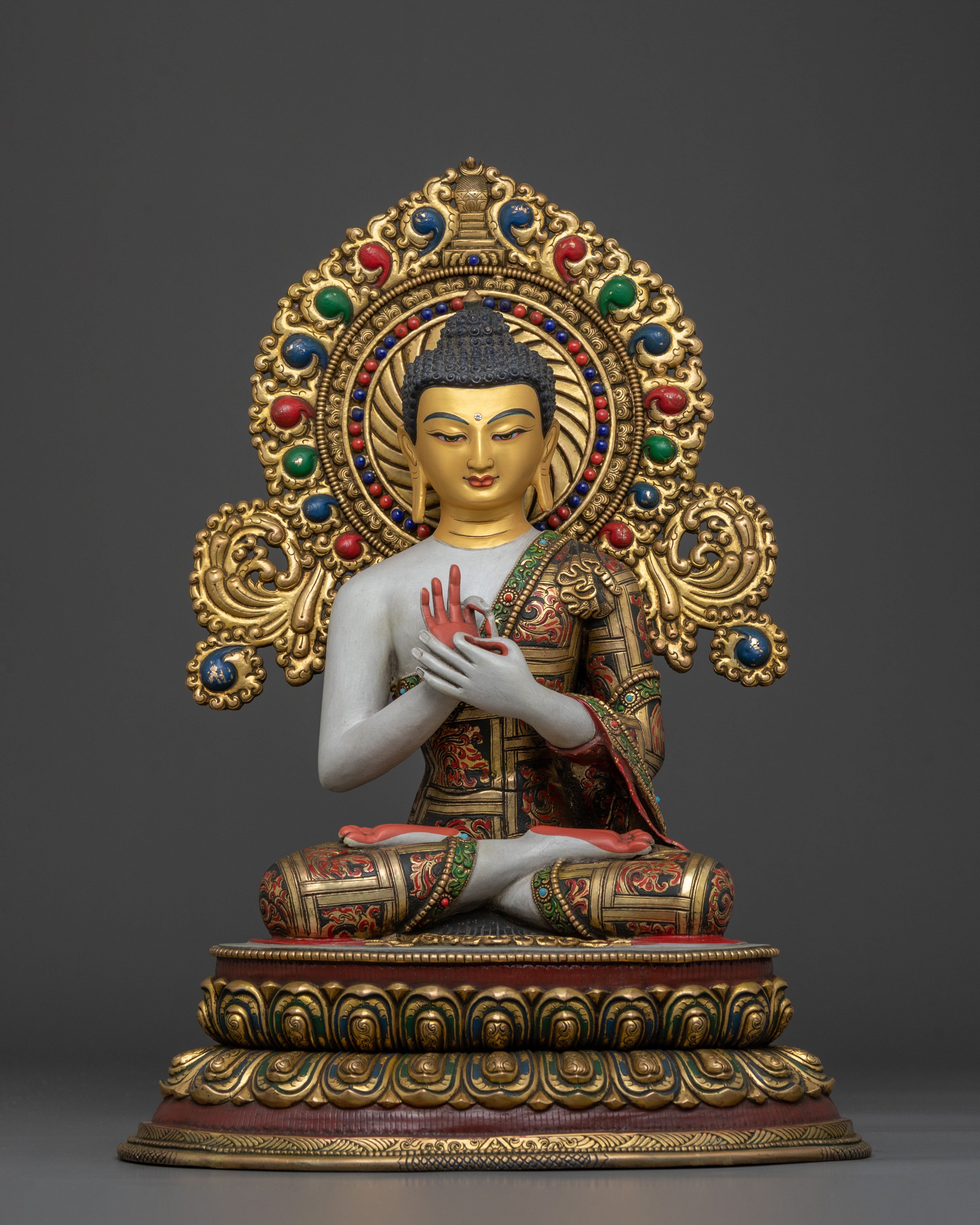 8 Buddha Sacred Statue Set | Symbol of Enlightenment and Wisdom