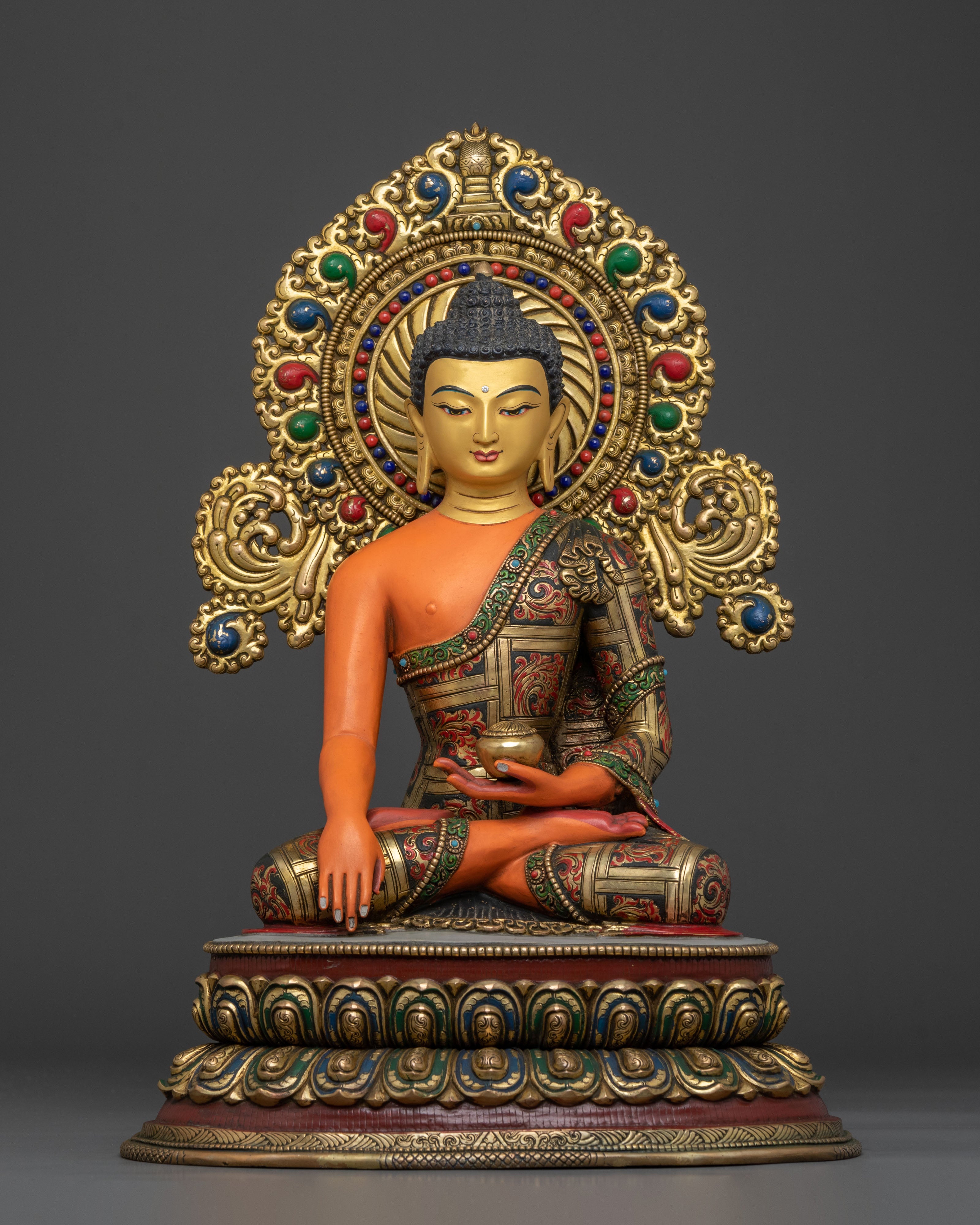 8 Buddha Sacred Statue Set | Symbol of Enlightenment and Wisdom