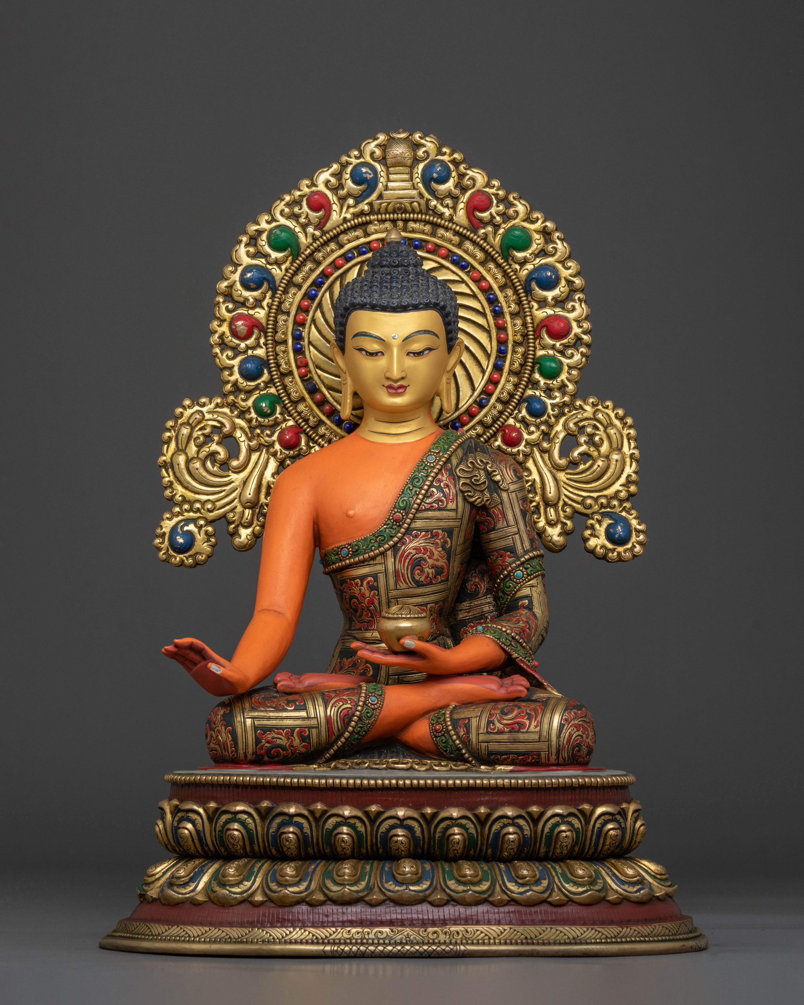8 Buddha Sacred Statue Set | Symbol of Enlightenment and Wisdom
