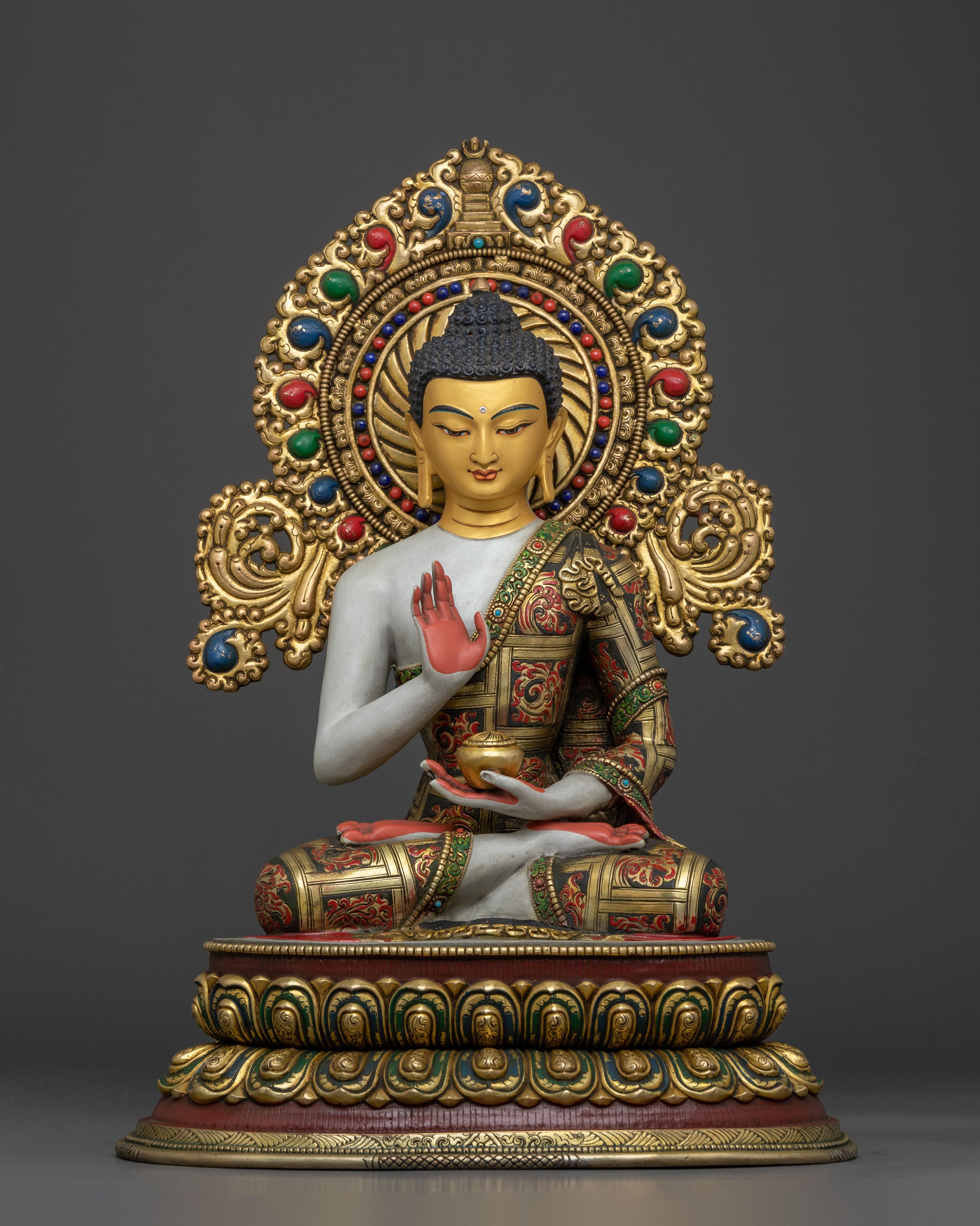 8 Buddha Sacred Statue Set | Symbol of Enlightenment and Wisdom