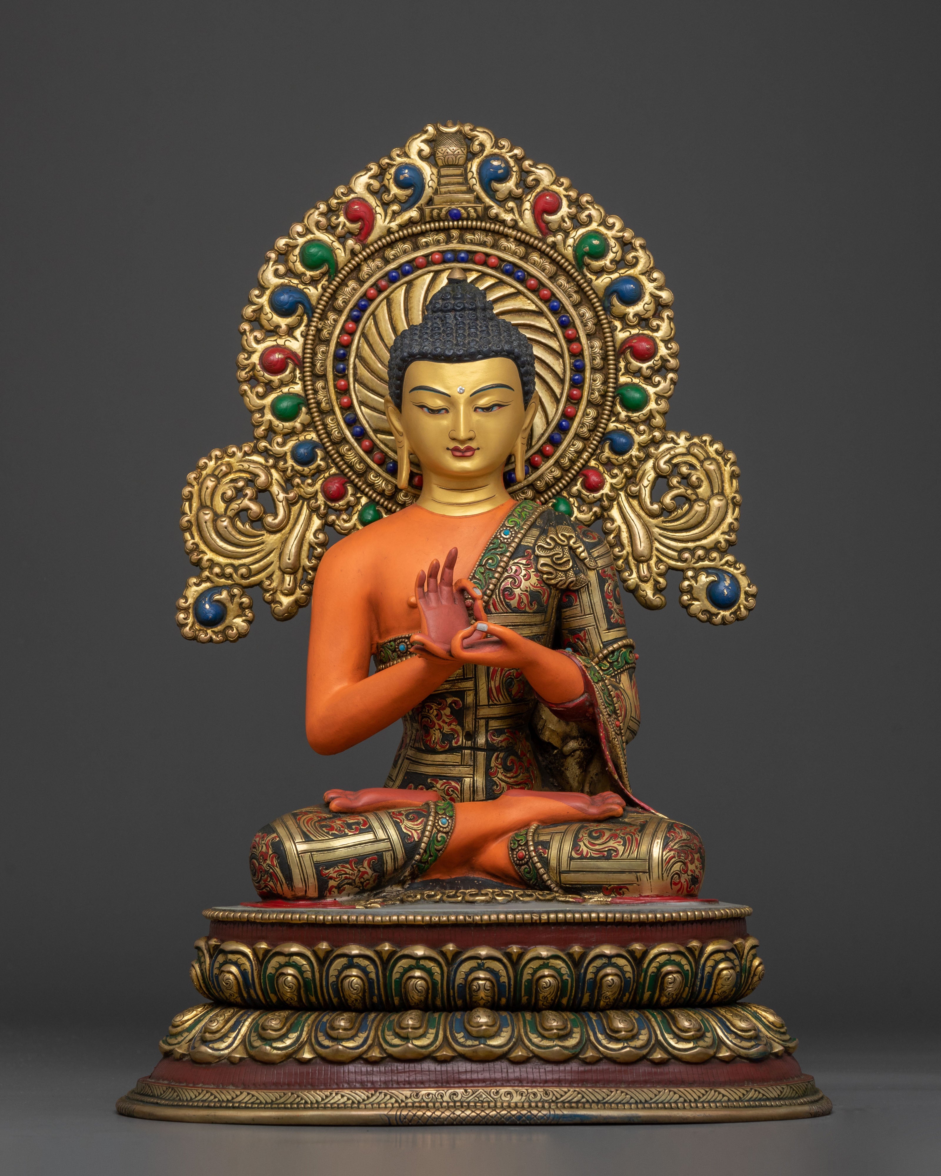 8 Buddha Sacred Statue Set | Symbol of Enlightenment and Wisdom