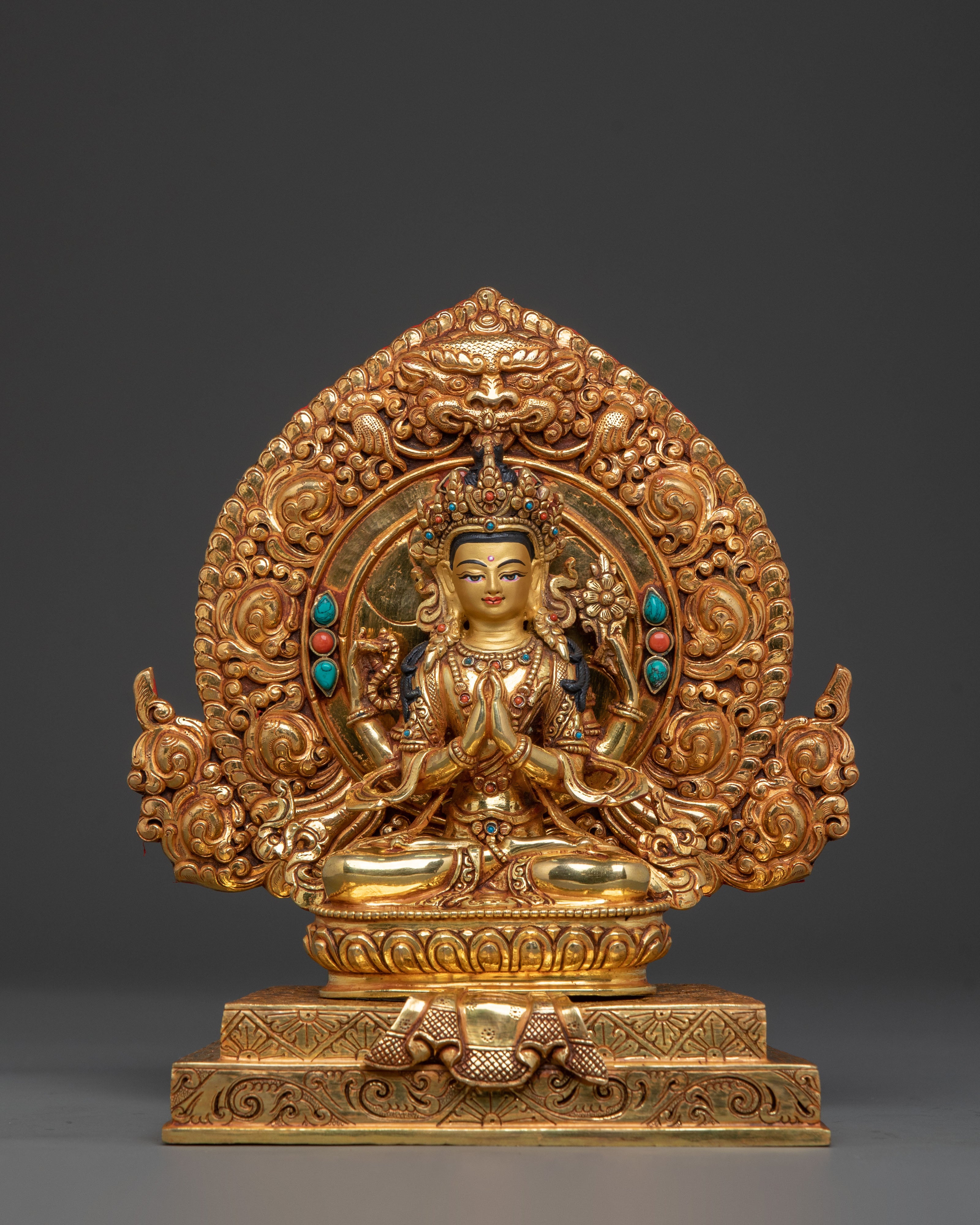 Six Bodhisattva Statue Set | Buddhist Altar Decor