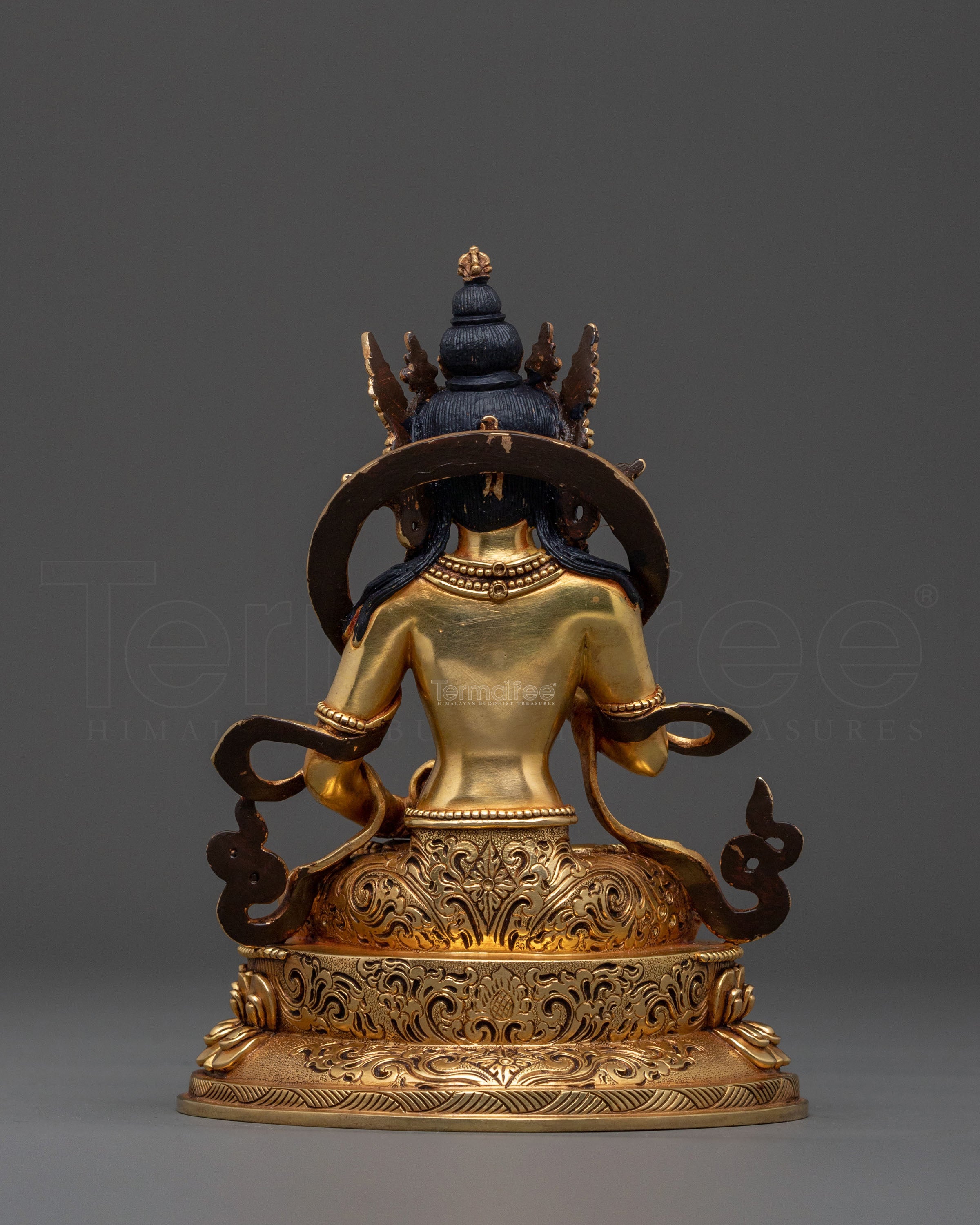 Eight Bodhisattva Statue Set | 24K Gold Gilded Collection