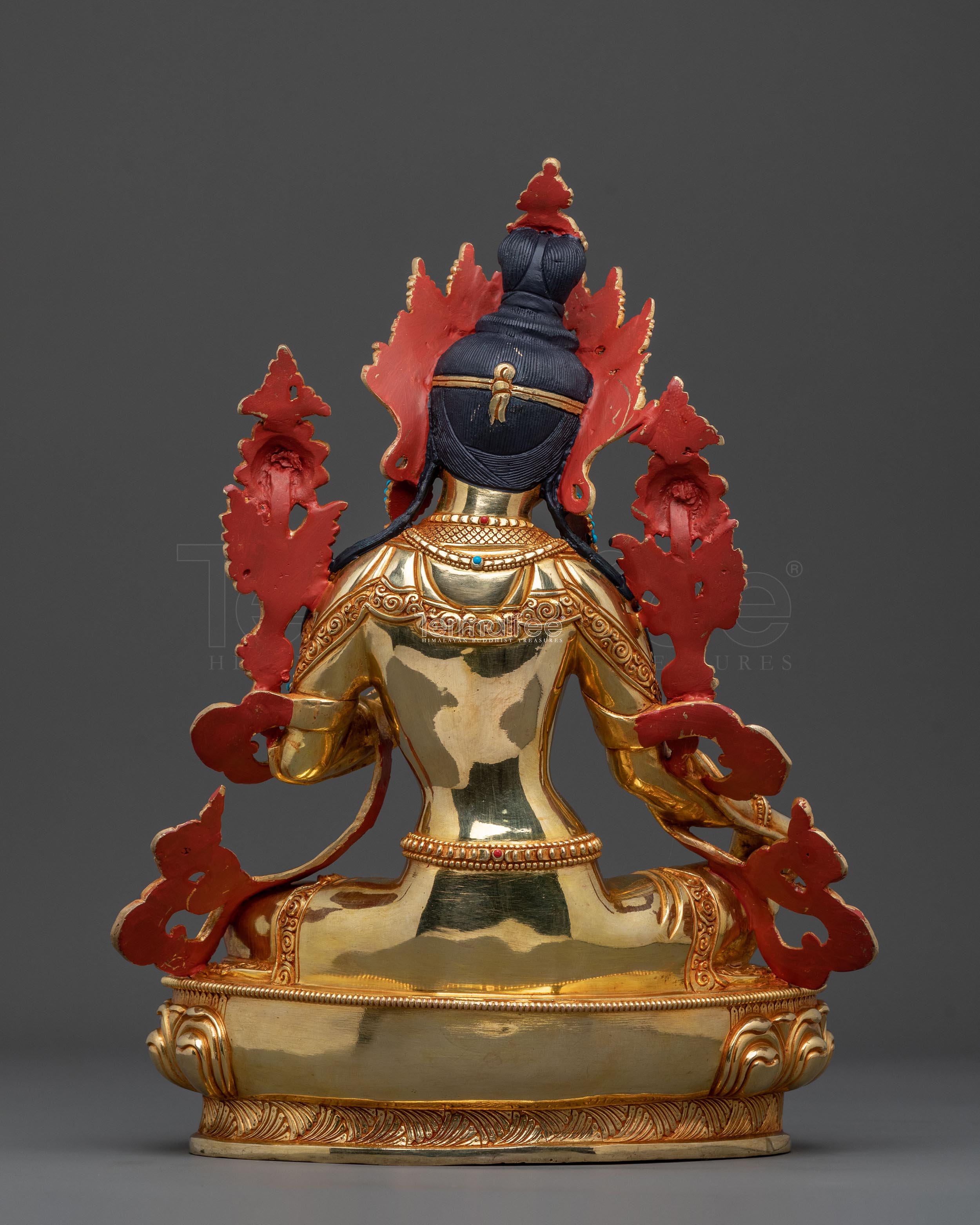 Tibetan Buddhist Goddess Green Tara Figurine | Goddess of Compassion