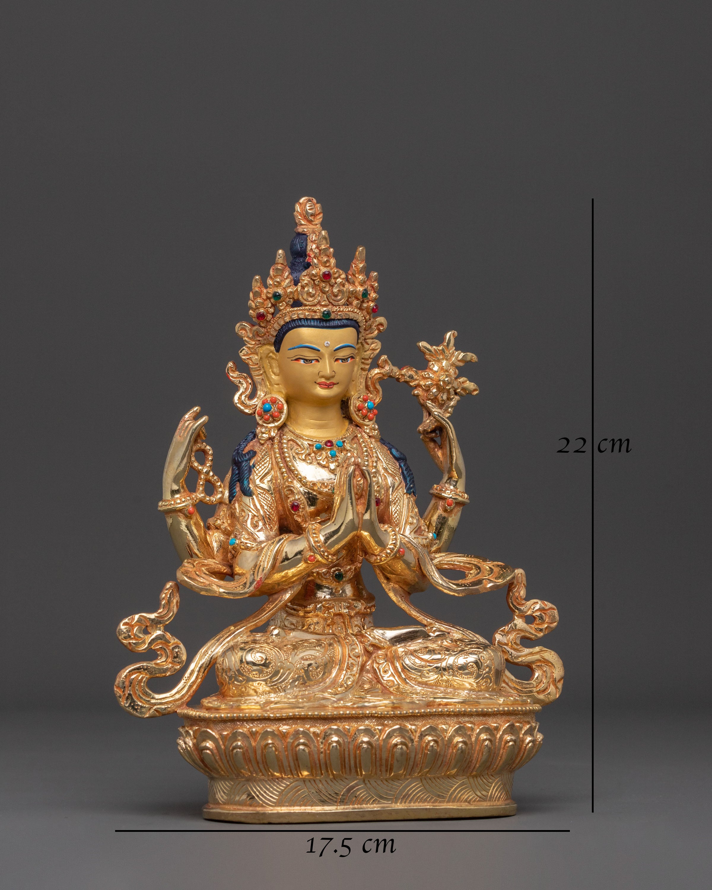 Chenrezig Compassionate Sculpture | Home Decor