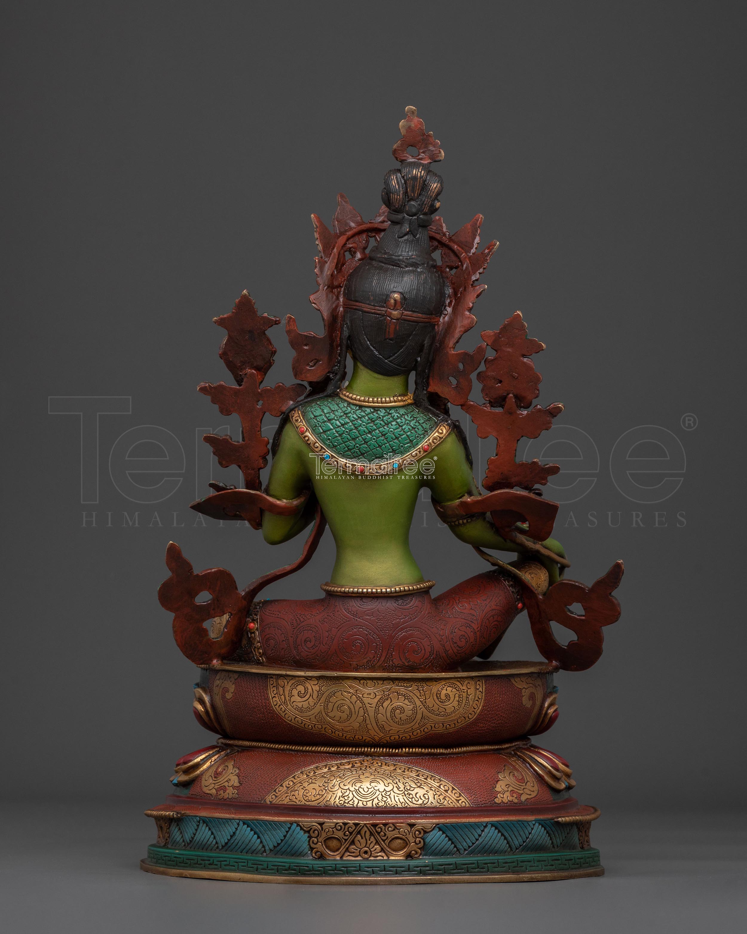 Green Tara Sculpture | Tibetan Protector