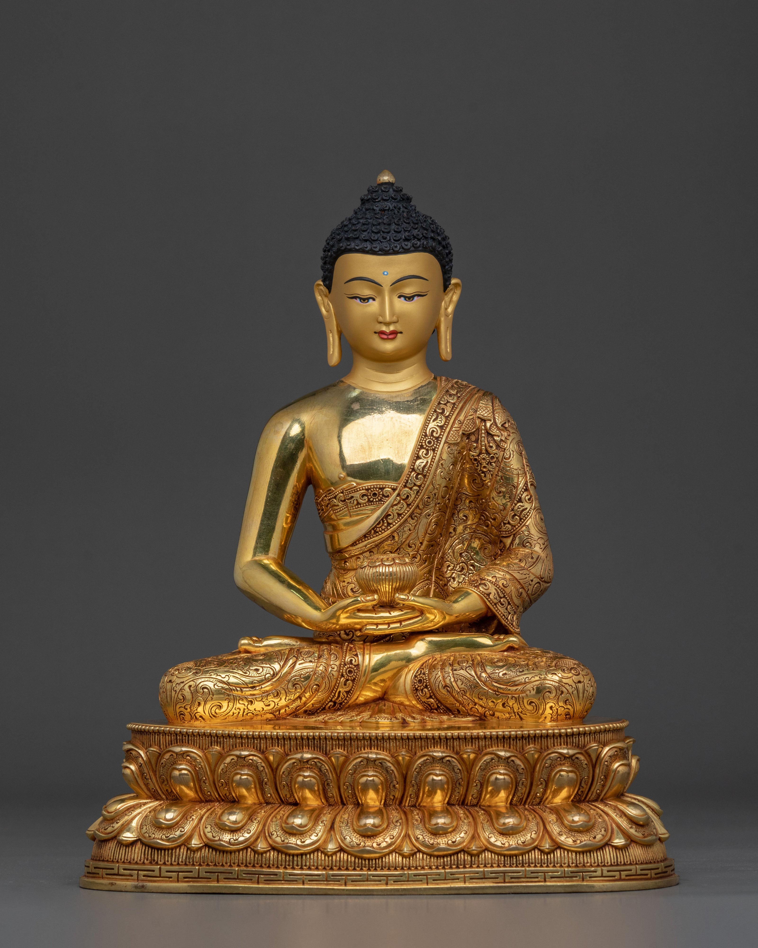 Sacred Three Buddhas Sculpture Set | Home Decor