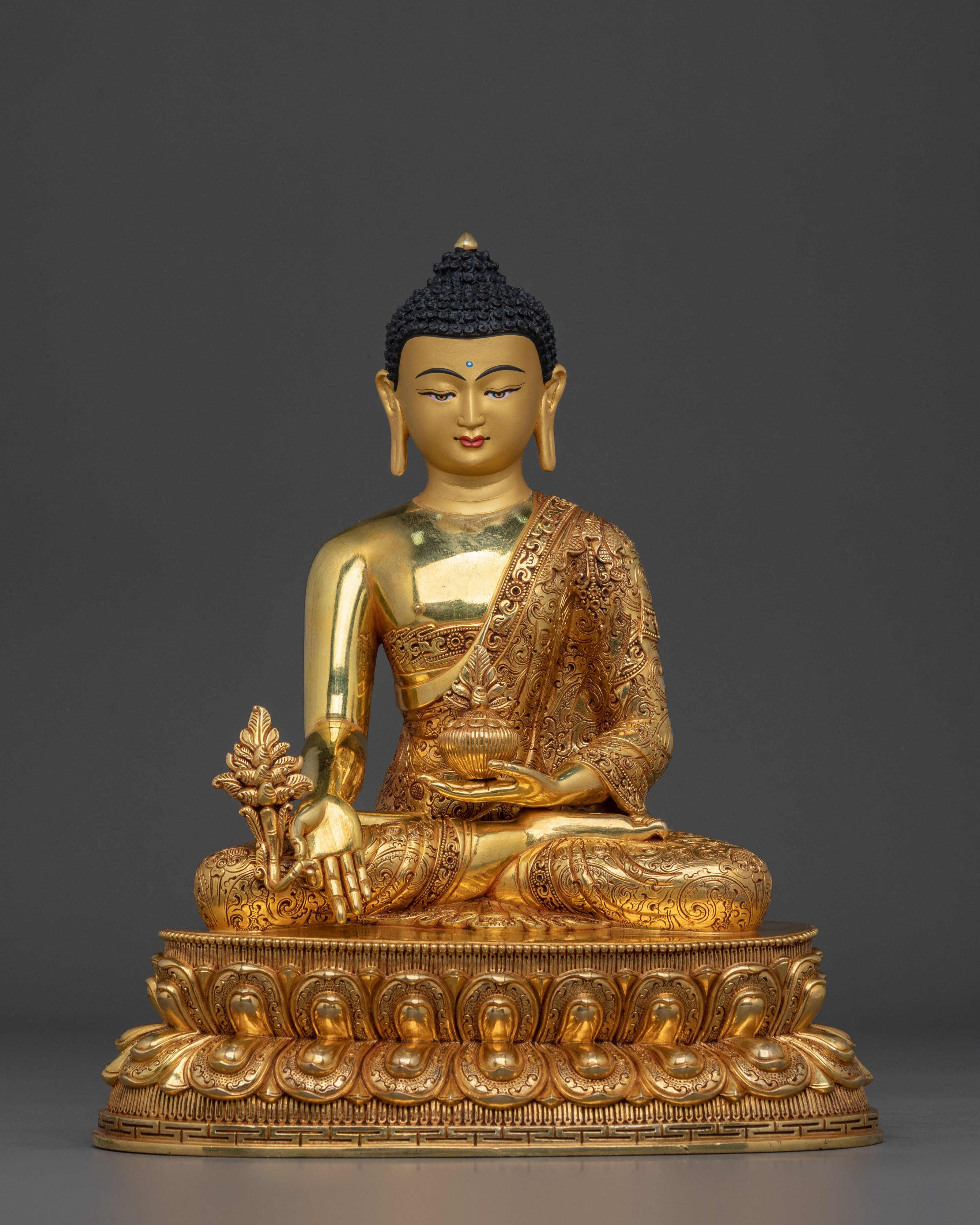 Sacred Three Buddhas Sculpture Set | Home Decor