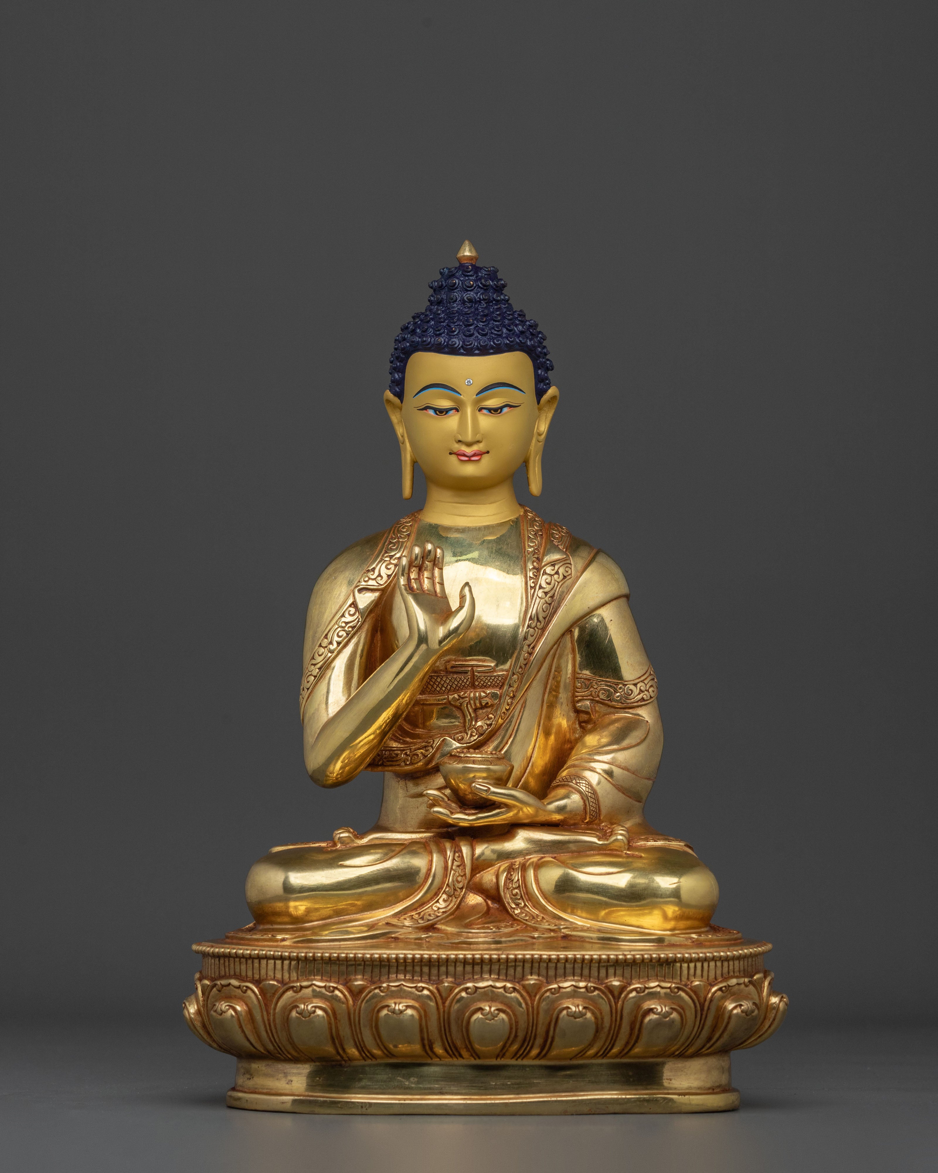Handmade Five Buddha Statue Set | Sacred Collection
