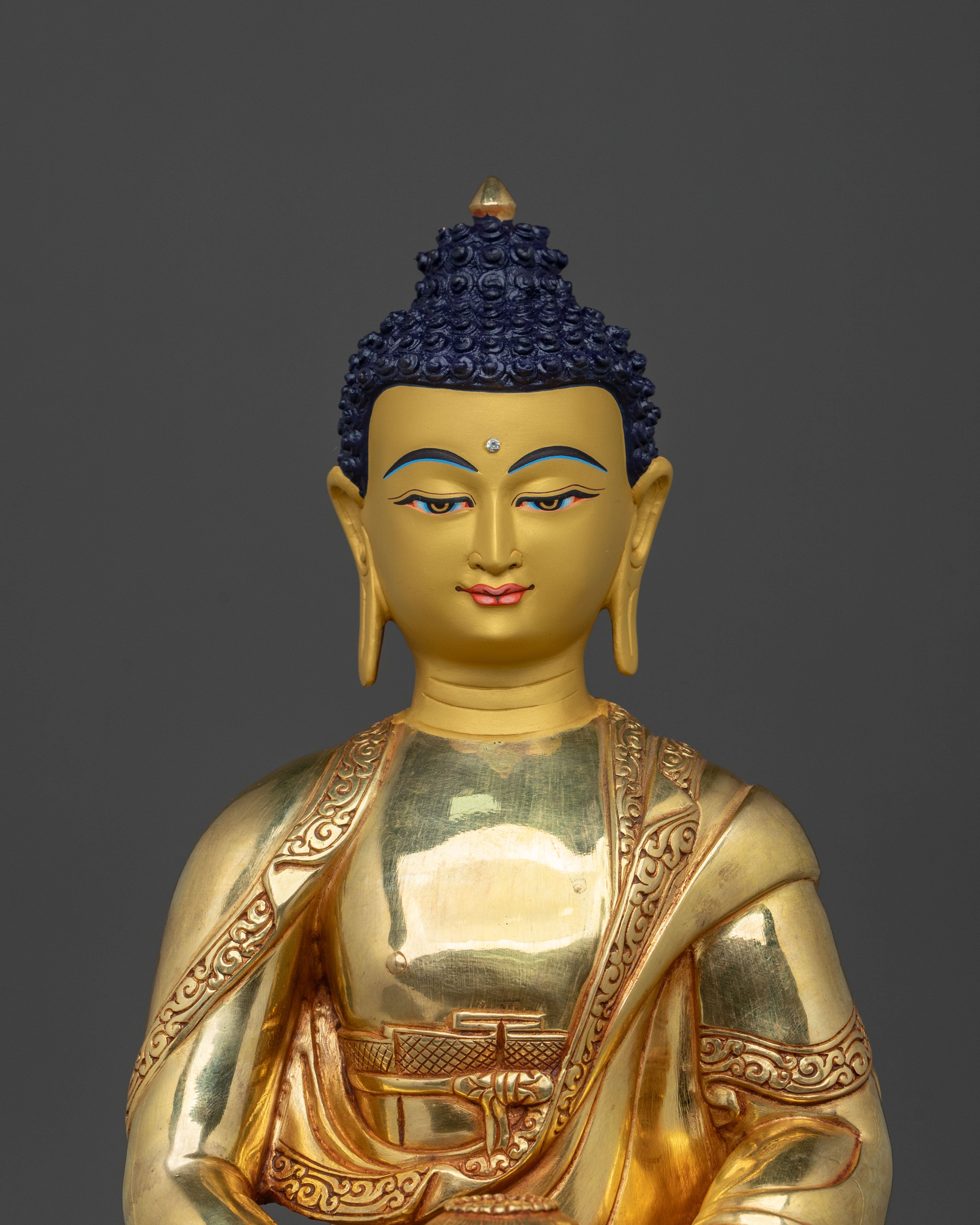 Handmade Five Buddha Statue Set | Sacred Collection