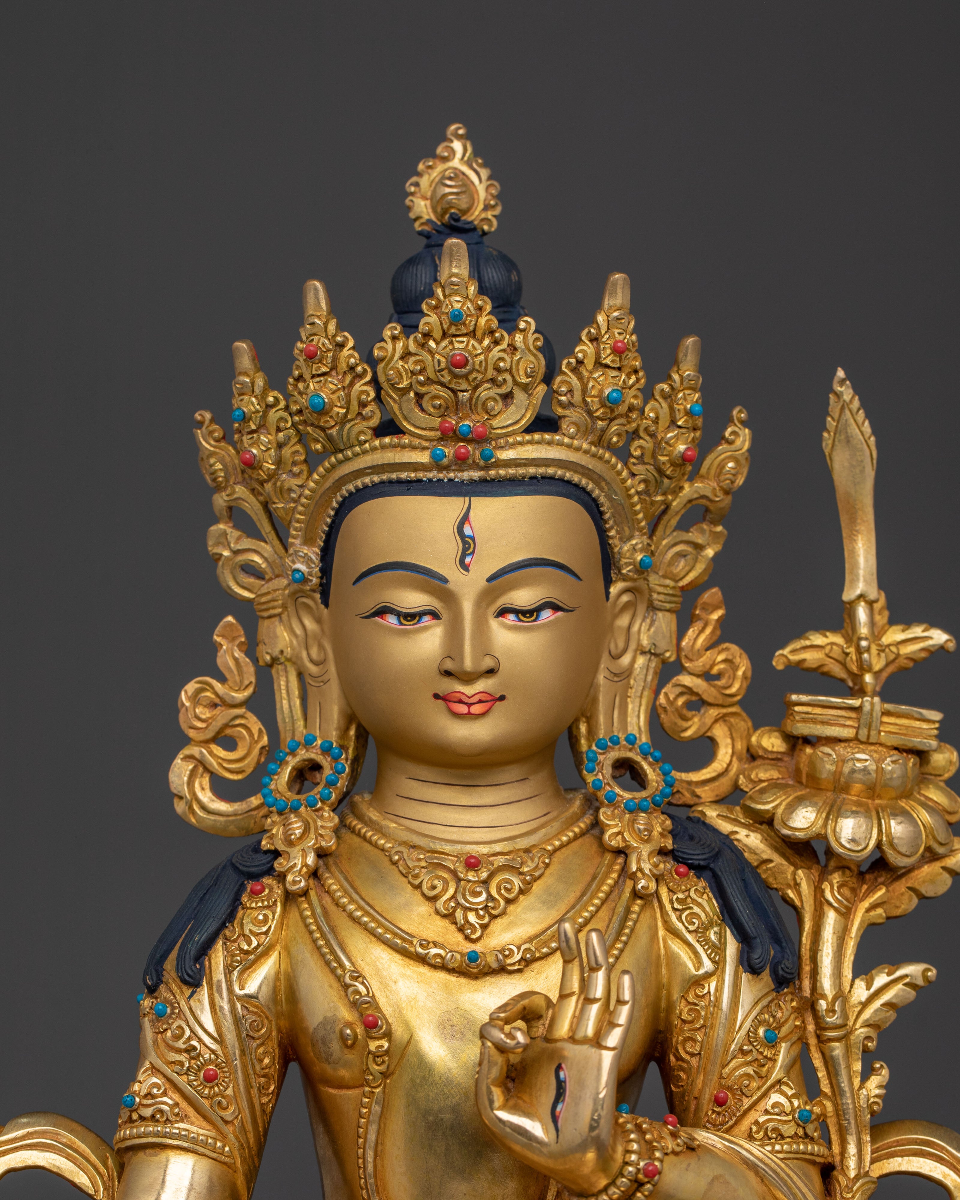 Manjushri Divine Statue Collection | Tibetan Buddhist Figurines