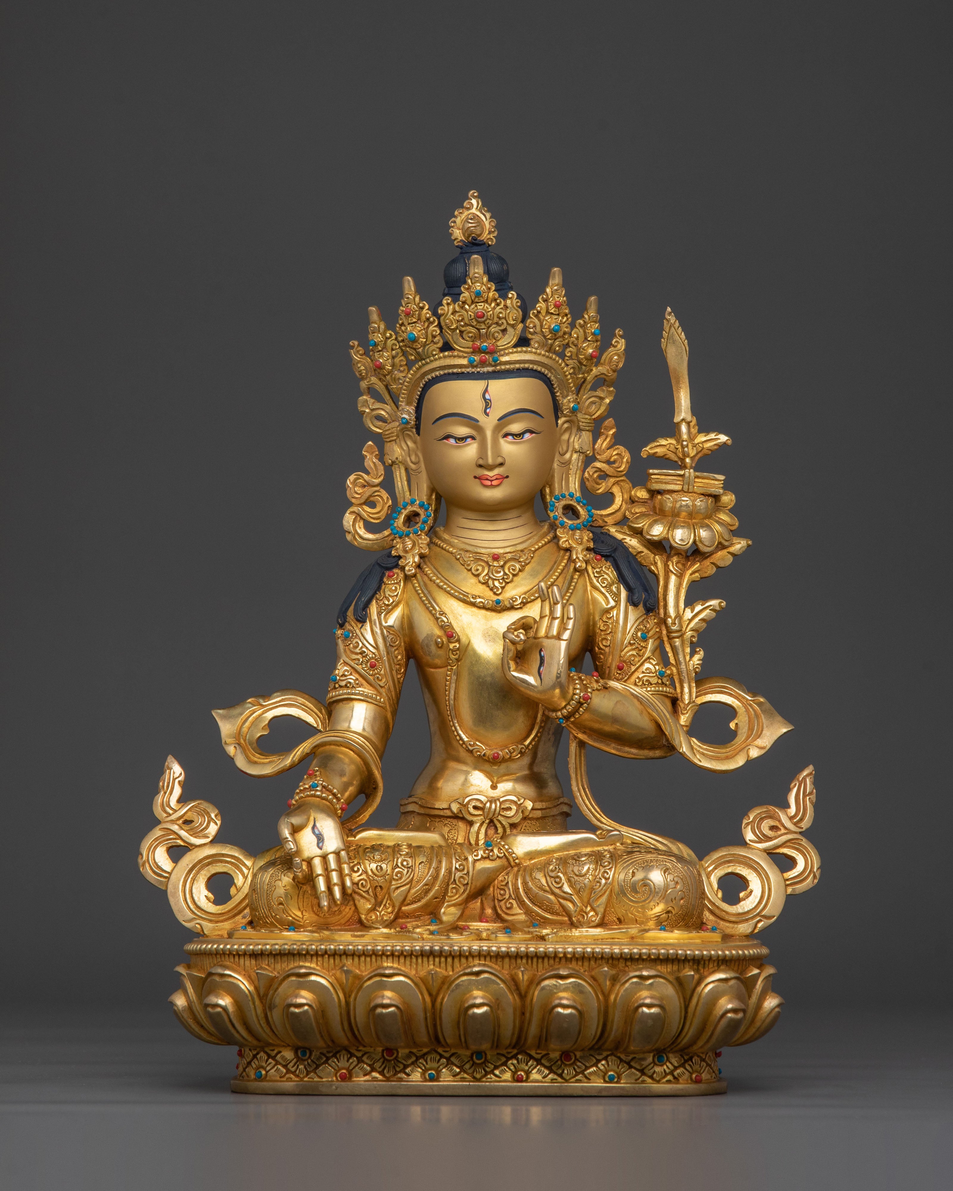 Manjushri Divine Statue Collection | Tibetan Buddhist Figurines