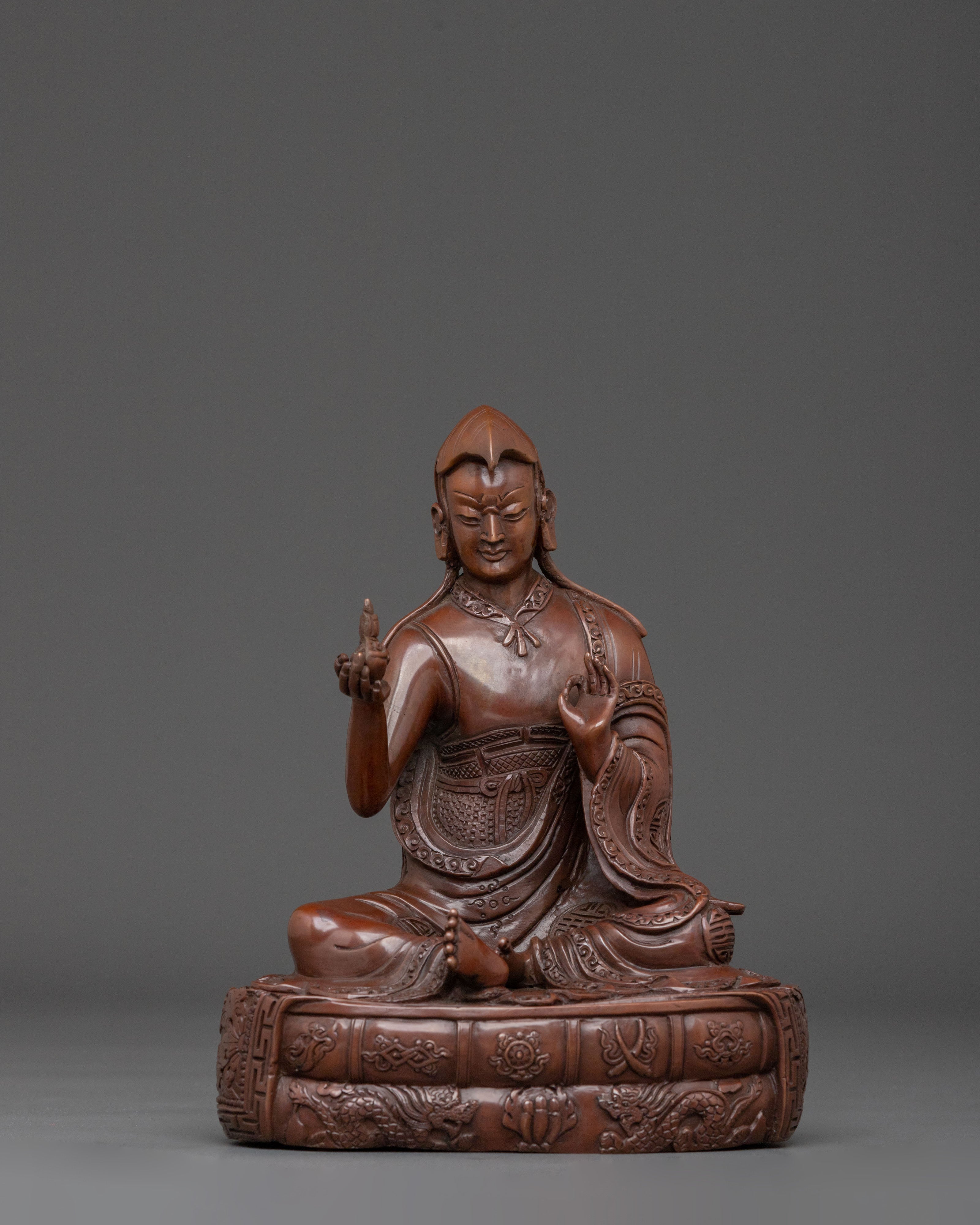 Guru Rinpoche with Eight Manifestation Sacred Statue Collection