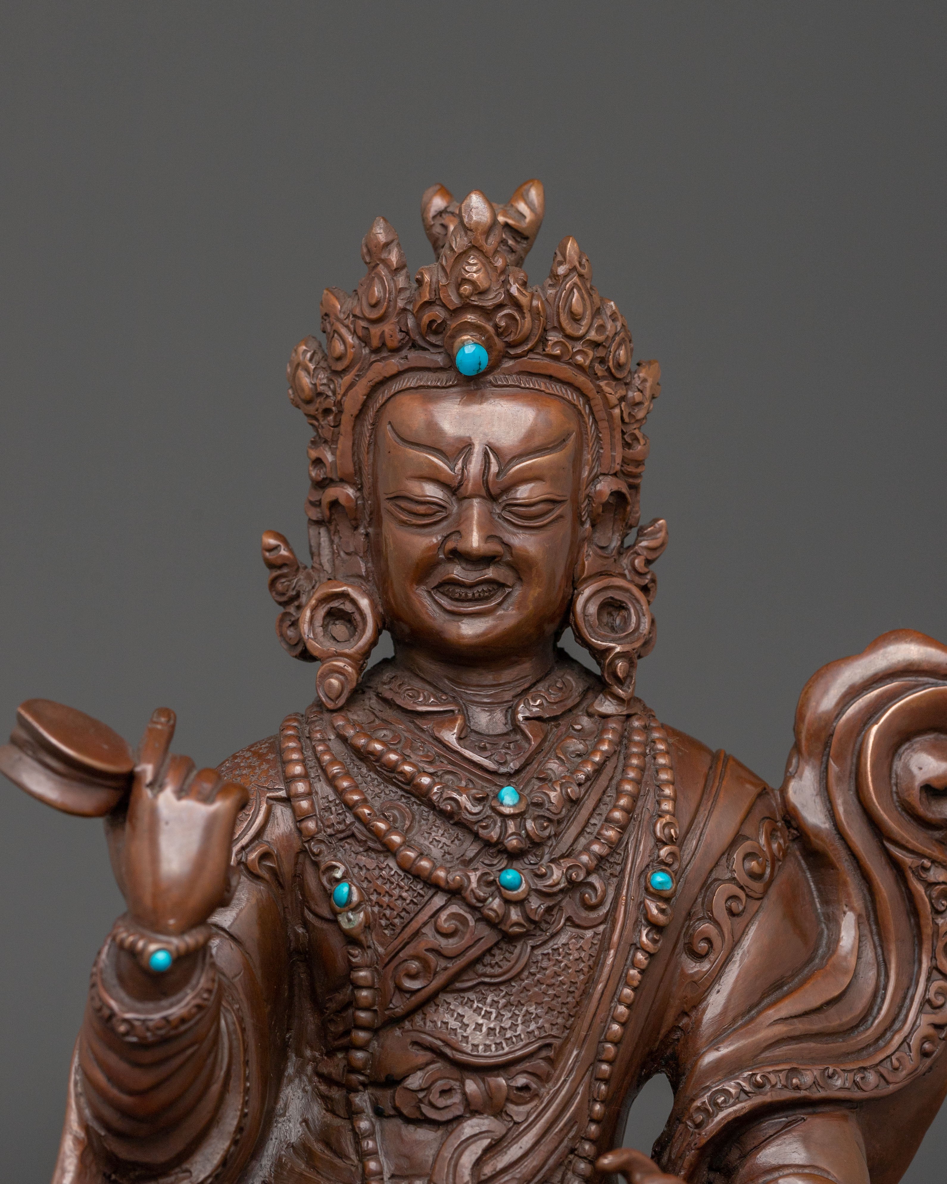 Guru Rinpoche with Eight Manifestation Sacred Statue Collection