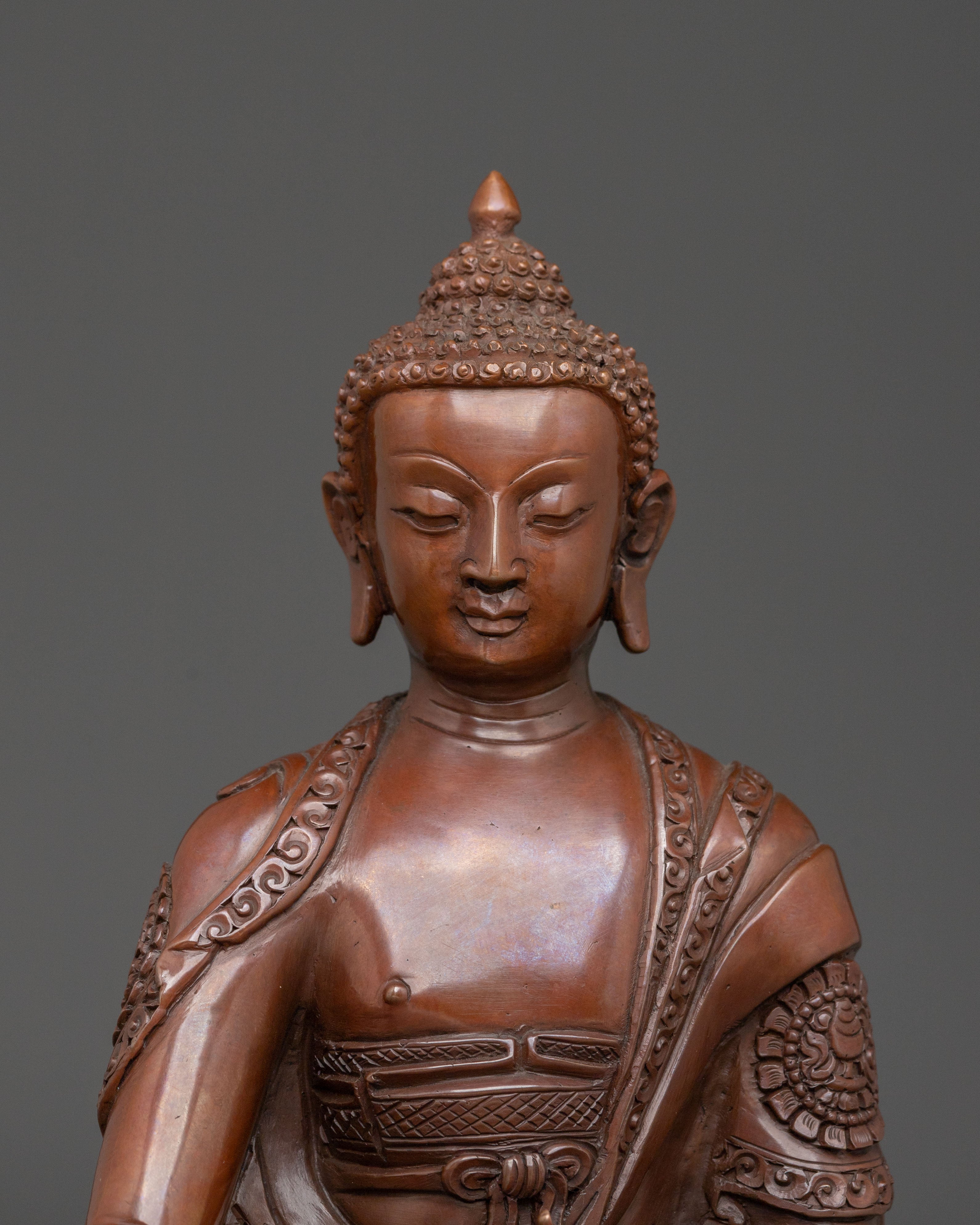 Guru Rinpoche with Eight Manifestation Sacred Statue Collection