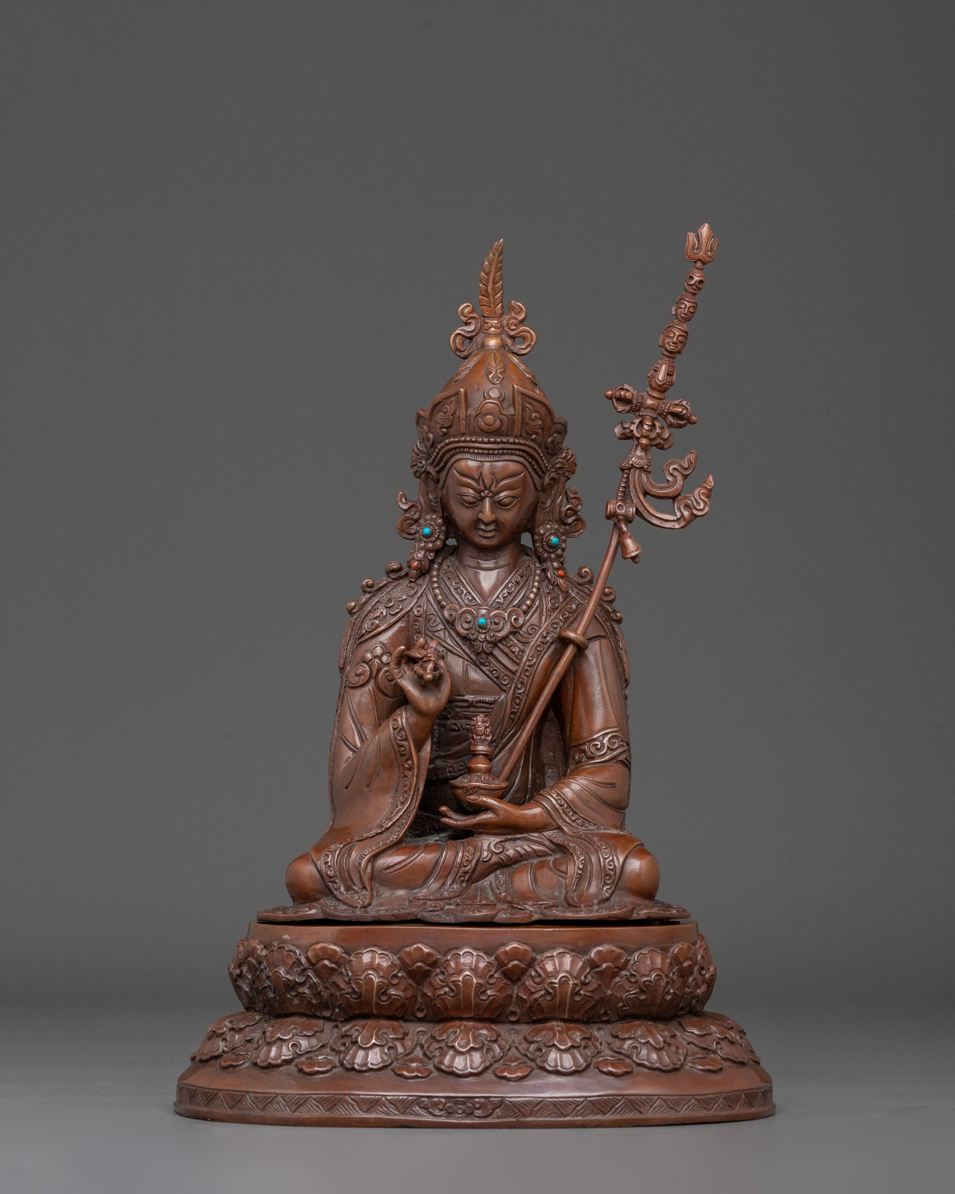 Guru Rinpoche with Eight Manifestation Sacred Statue Collection