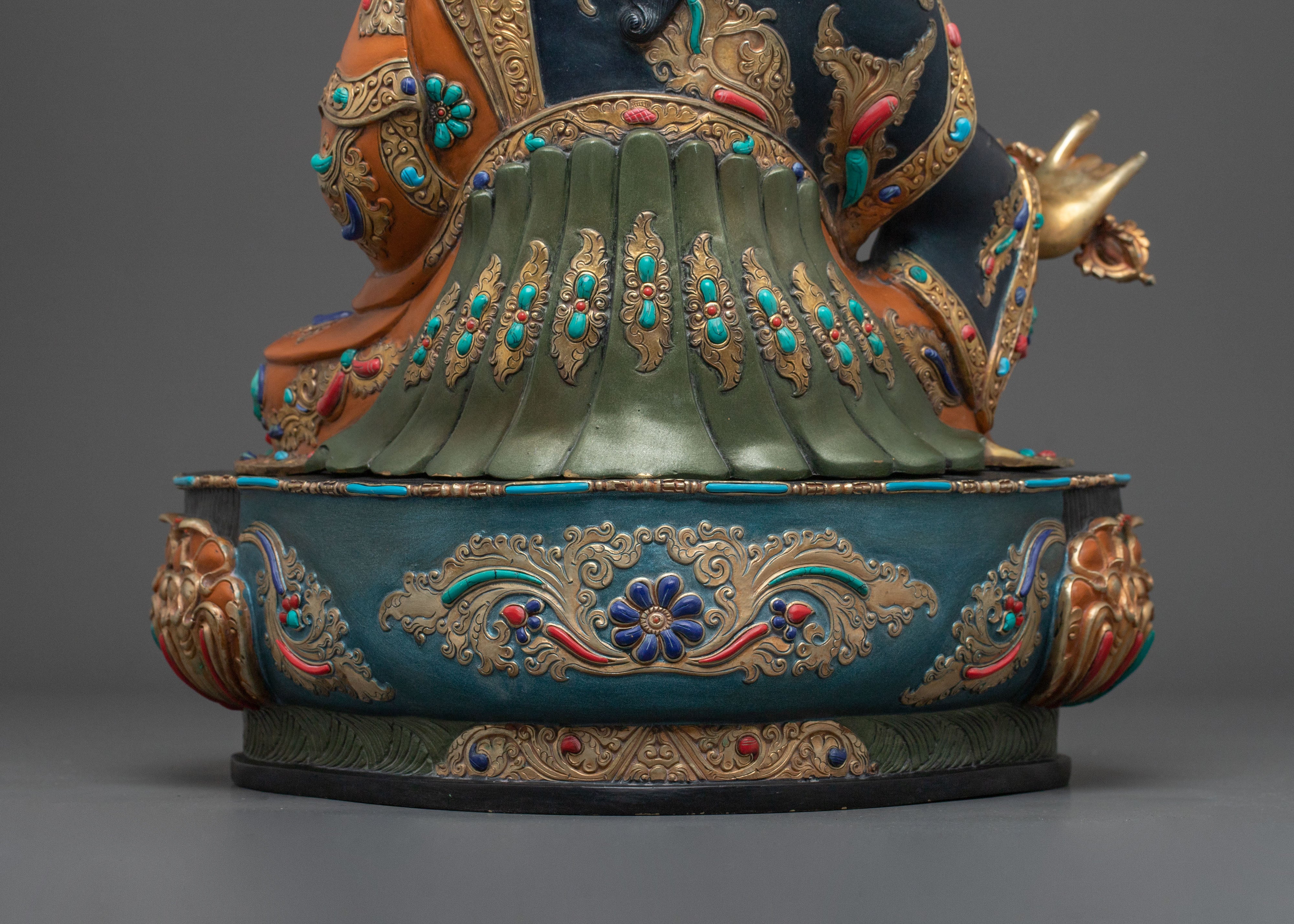 Guru Rinpoche Statue With Disciples | Sacred Collection