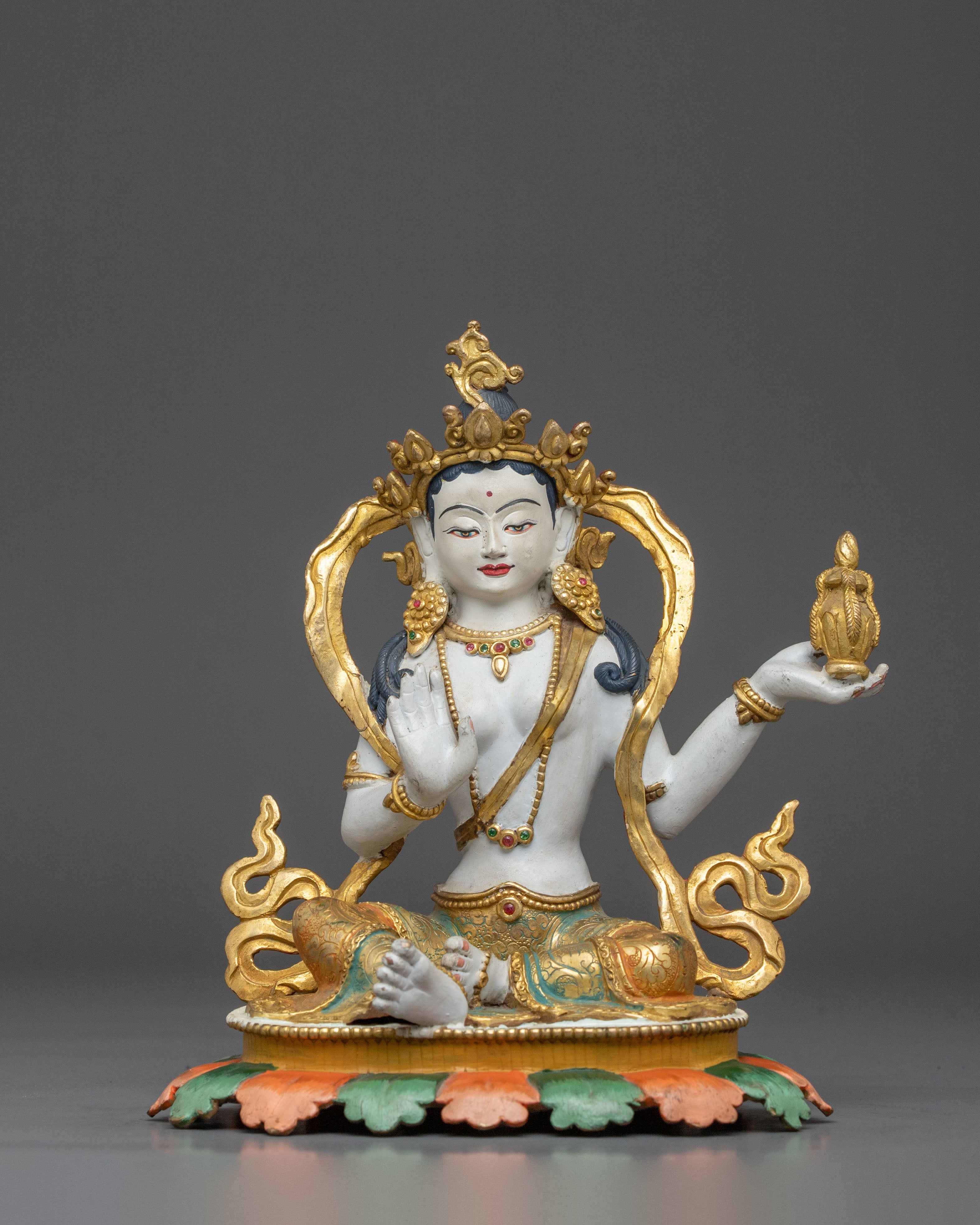 Guru Rinpoche Statue With Disciples | Sacred Collection