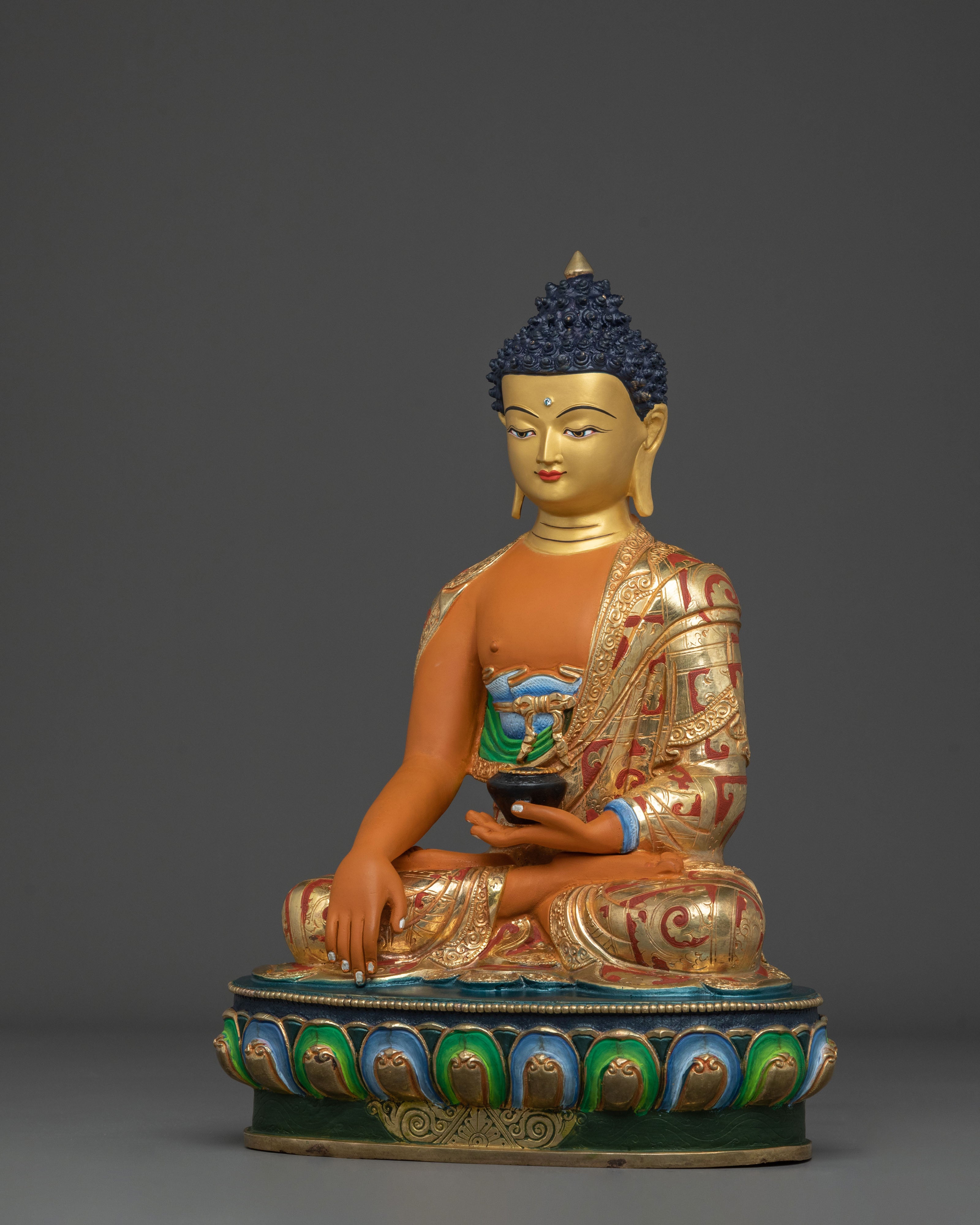 Hand-Carved Shakyamuni Buddha Figurine | Home Decor
