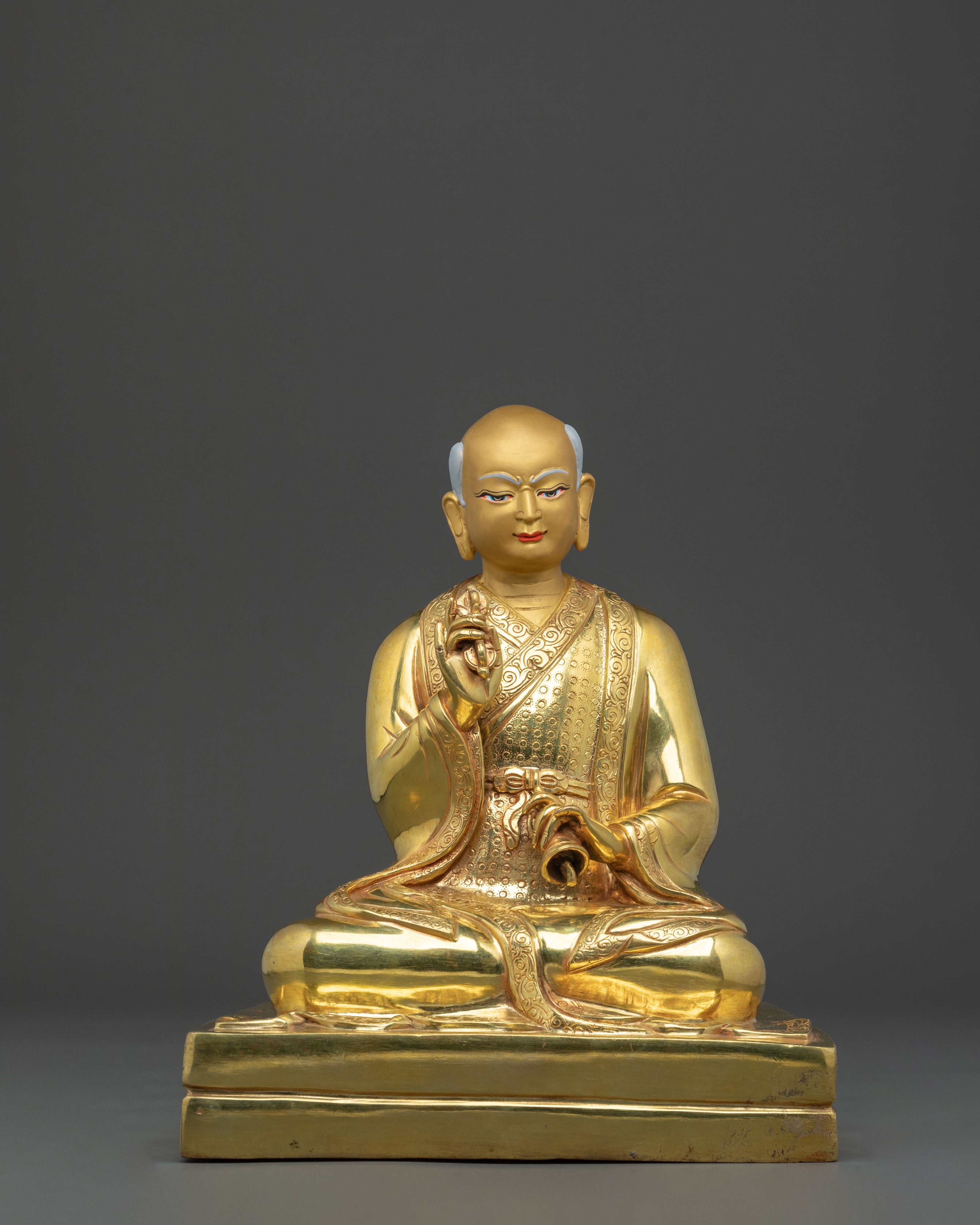 Handmade Shakya Master Statue Set | Sacred Collection
