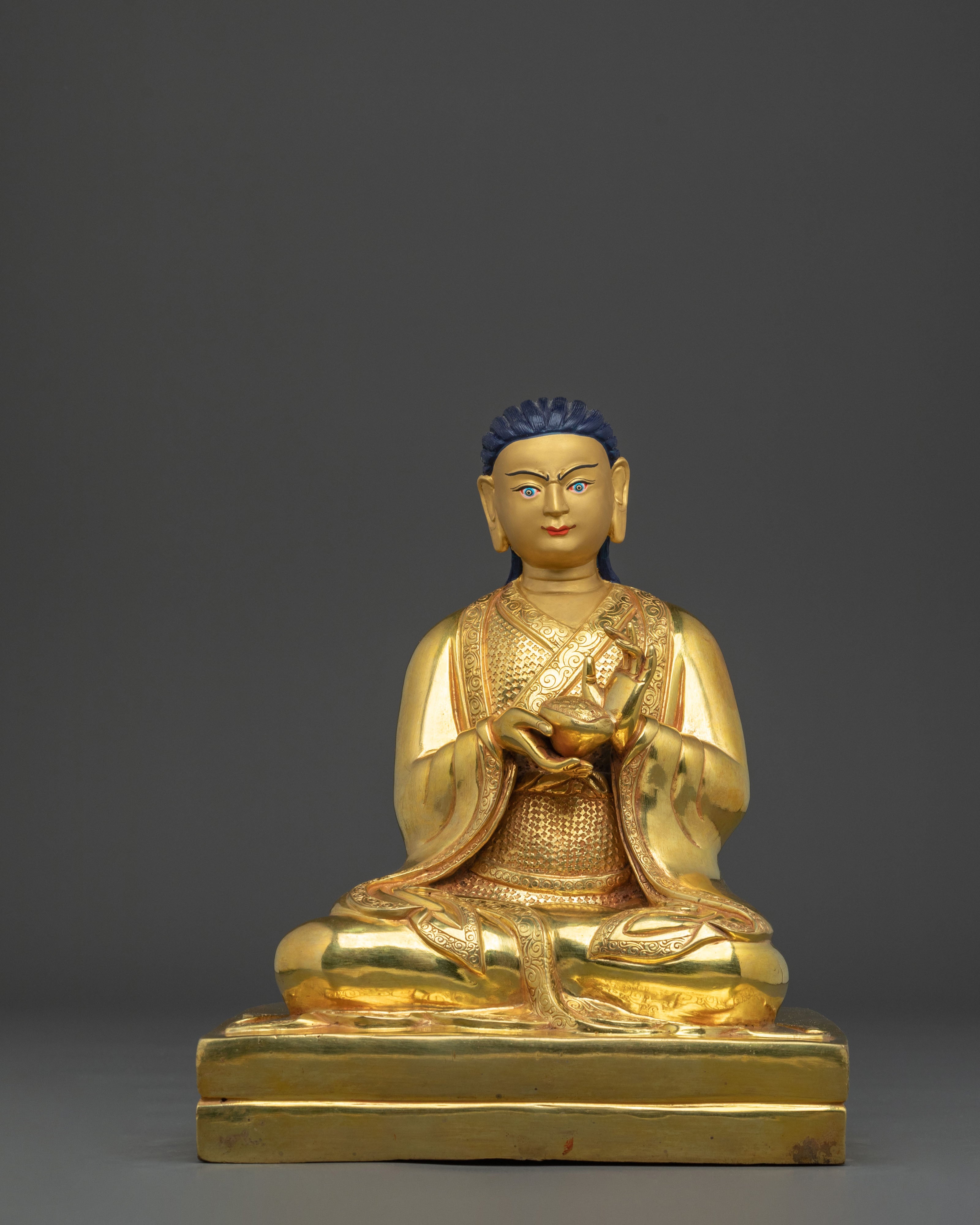 Handmade Shakya Master Statue Set | Sacred Collection