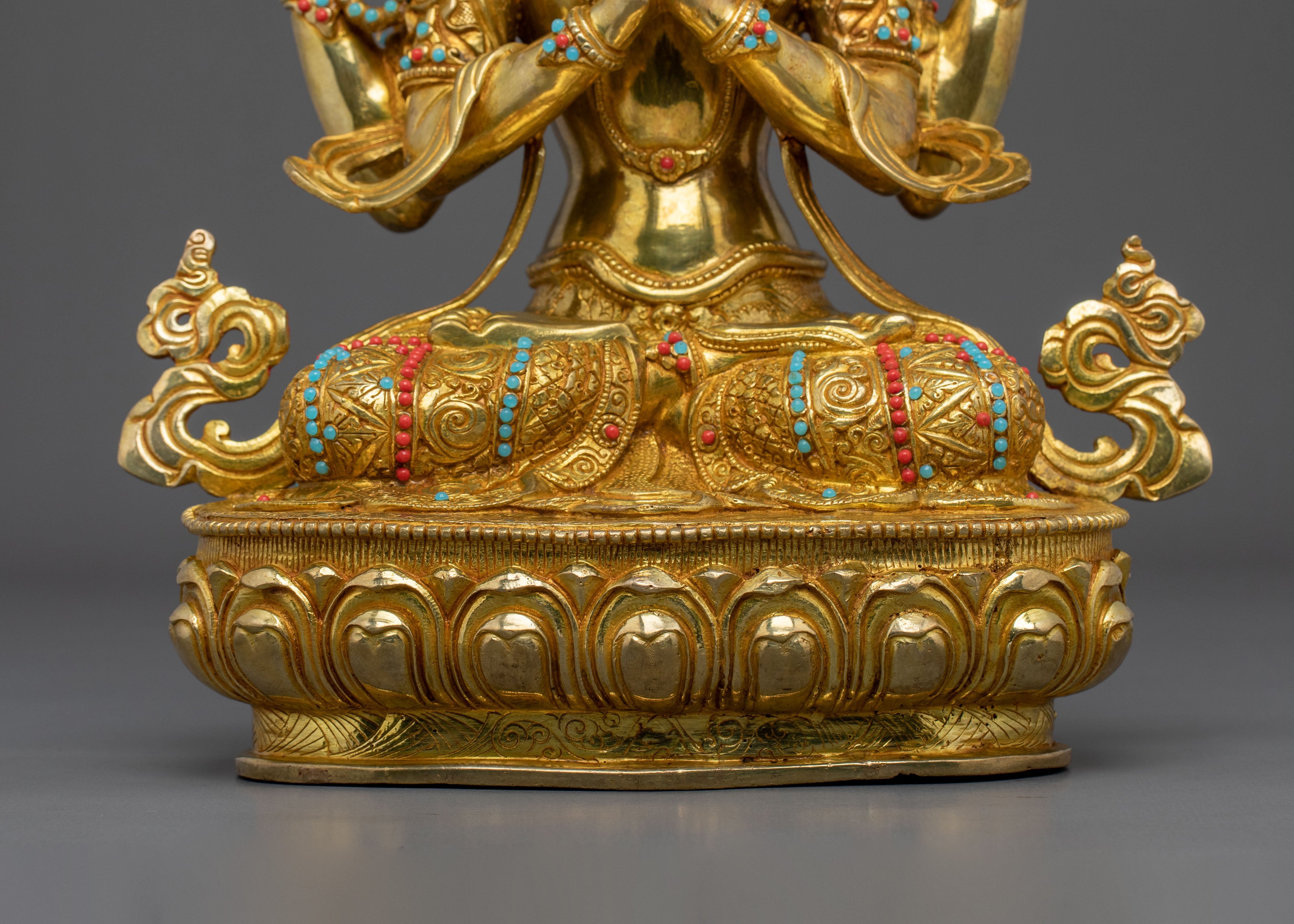 Handmade Buddha Dharma Sangha Statue Collection | Home Decor