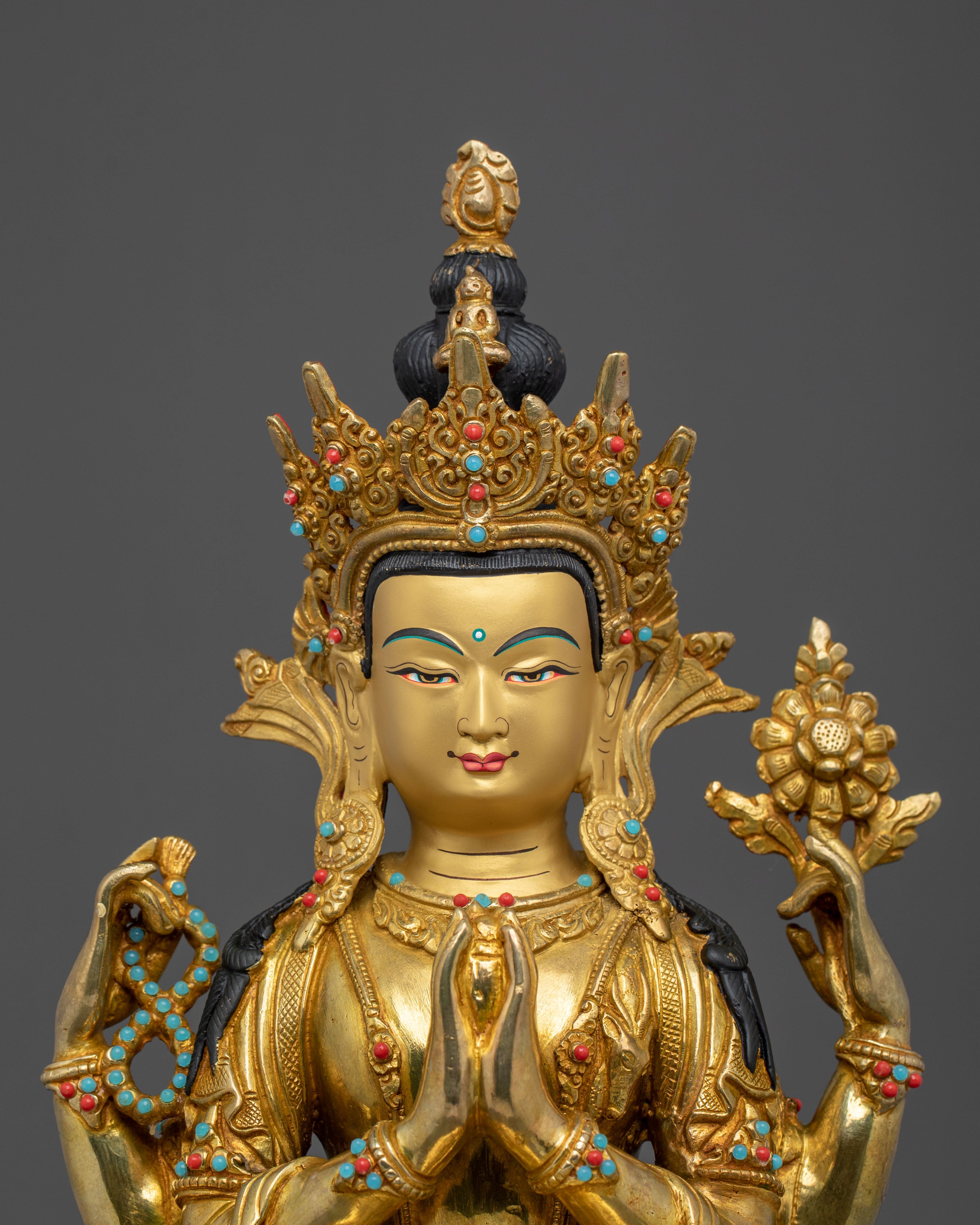 Handmade Buddha Dharma Sangha Statue Collection | Home Decor