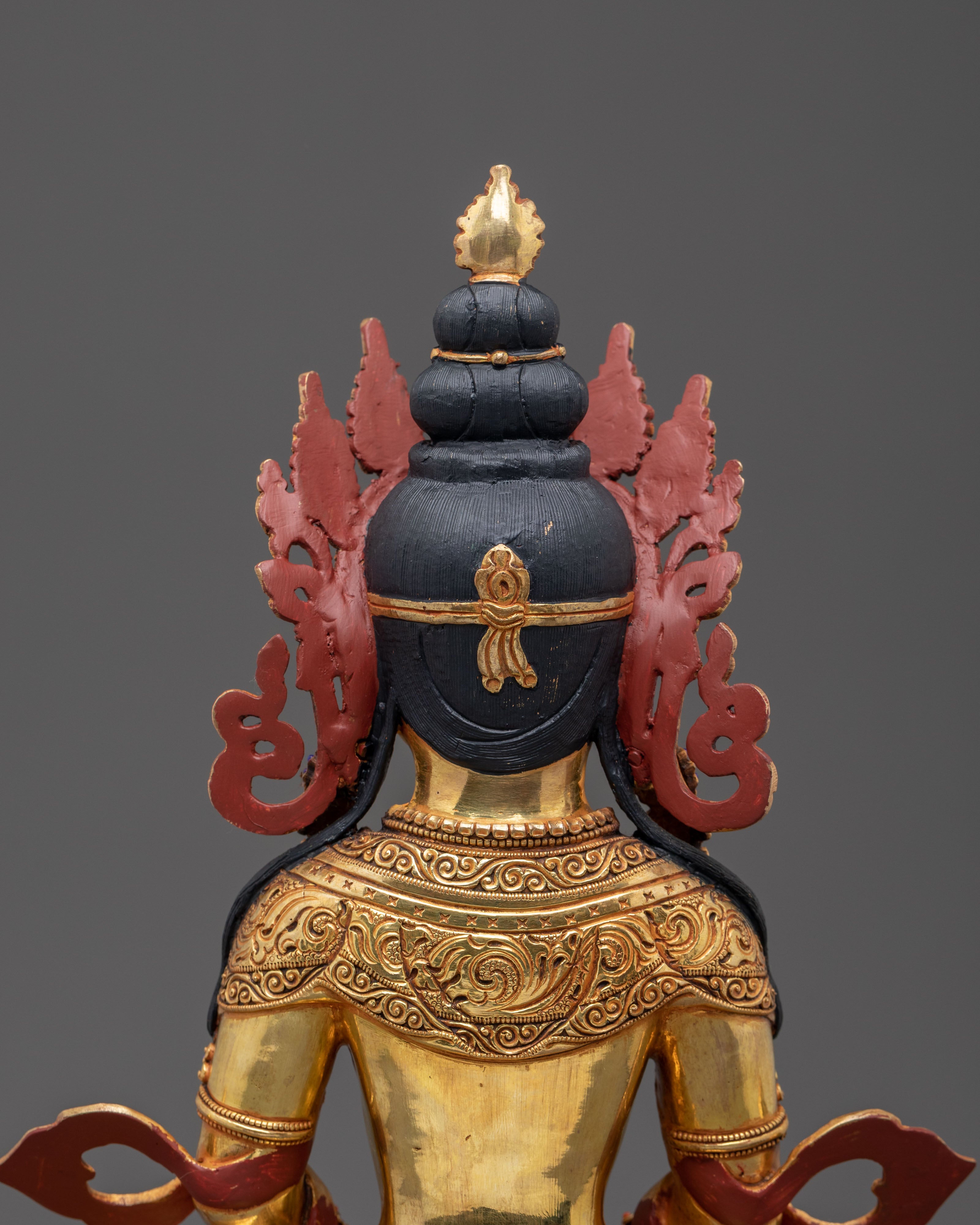 Three Long-Life Deities Statue Set | Tibetan Buddhist Figurine