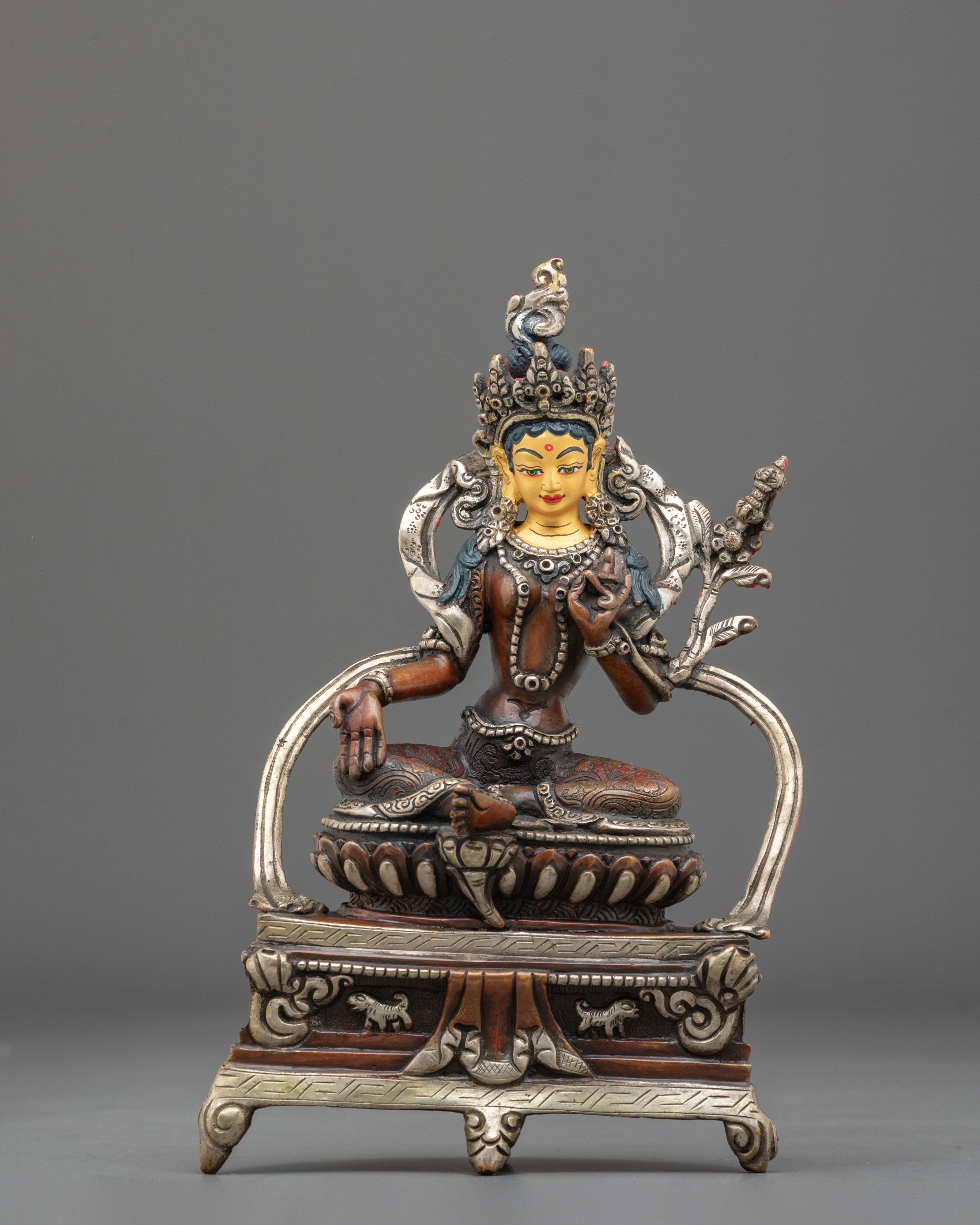 21 Tara Copper Statue Set | Himalayan Spiritual Artistry