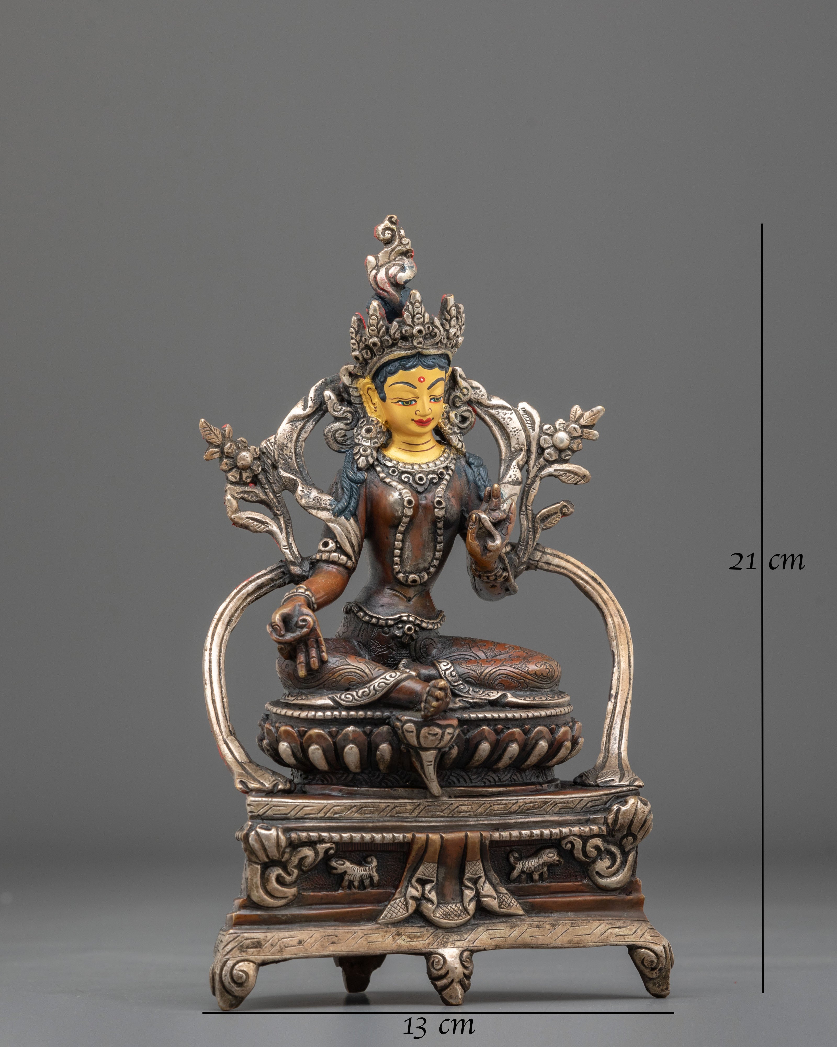 21 Tara Copper Statue Set | Himalayan Spiritual Artistry