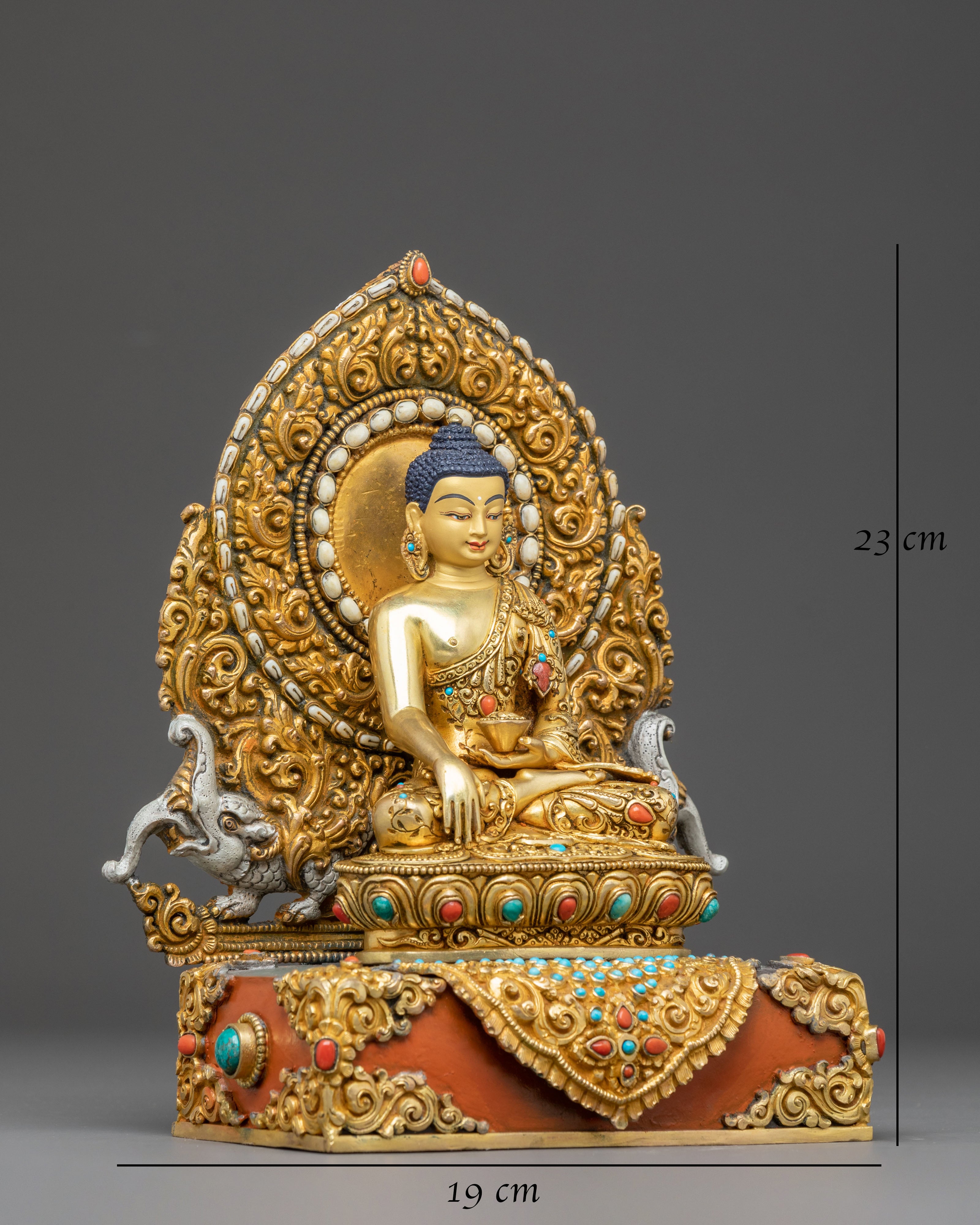 Majestic Statue of Buddha Shakyamuni