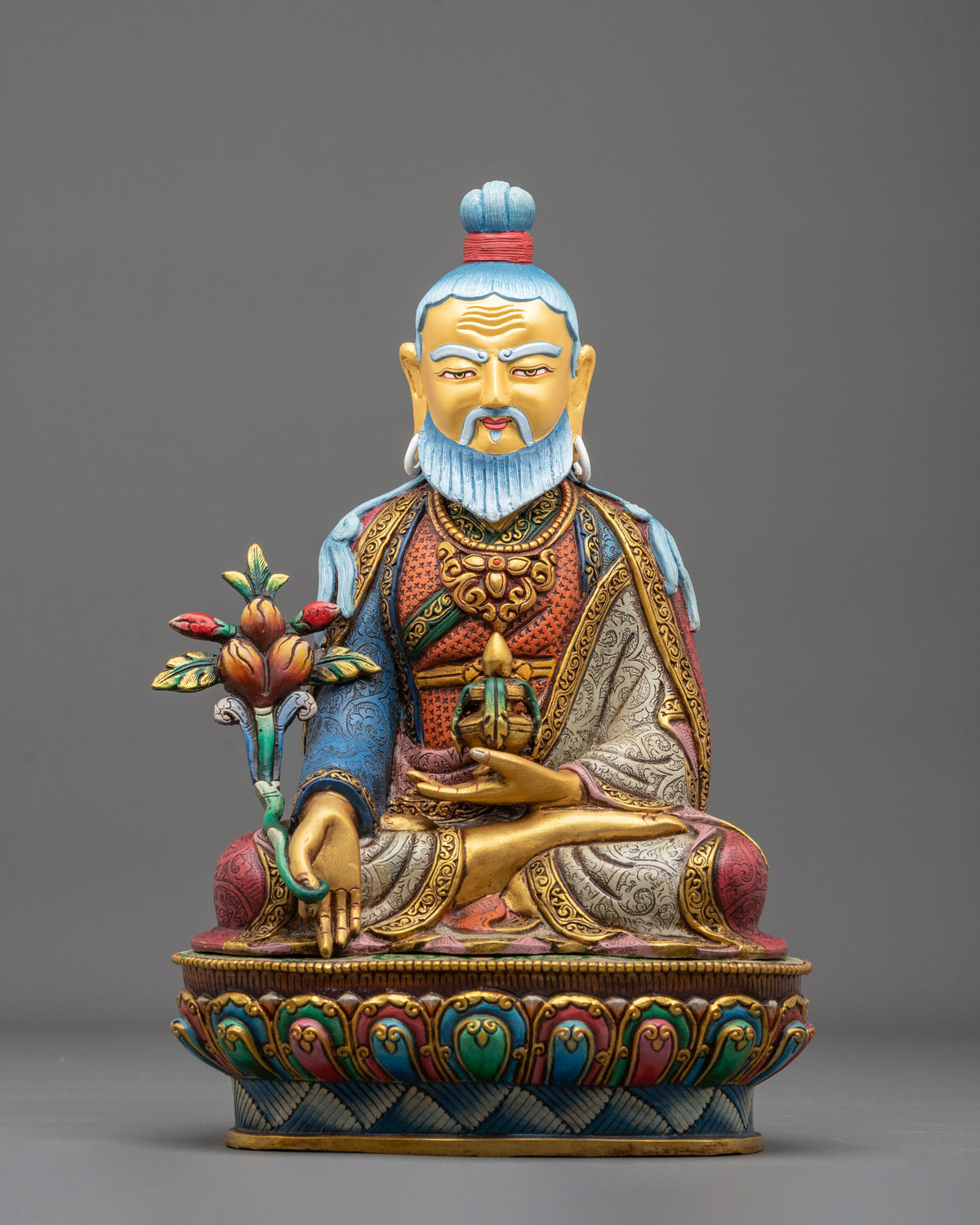 Handmade Yuthok Statue | Sacred Buddhist Figurine