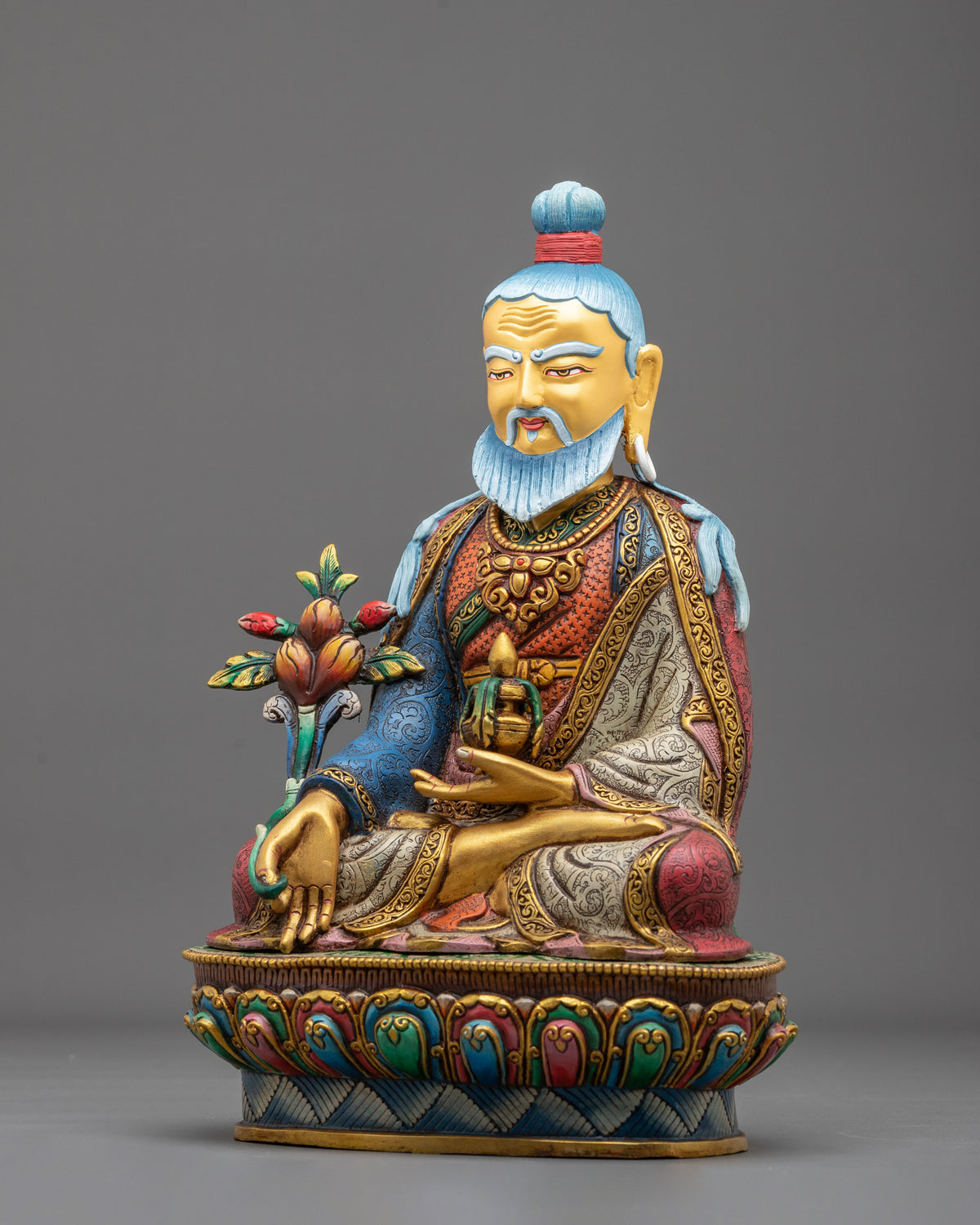 Handmade Yuthok Statue | Sacred Buddhist Figurine