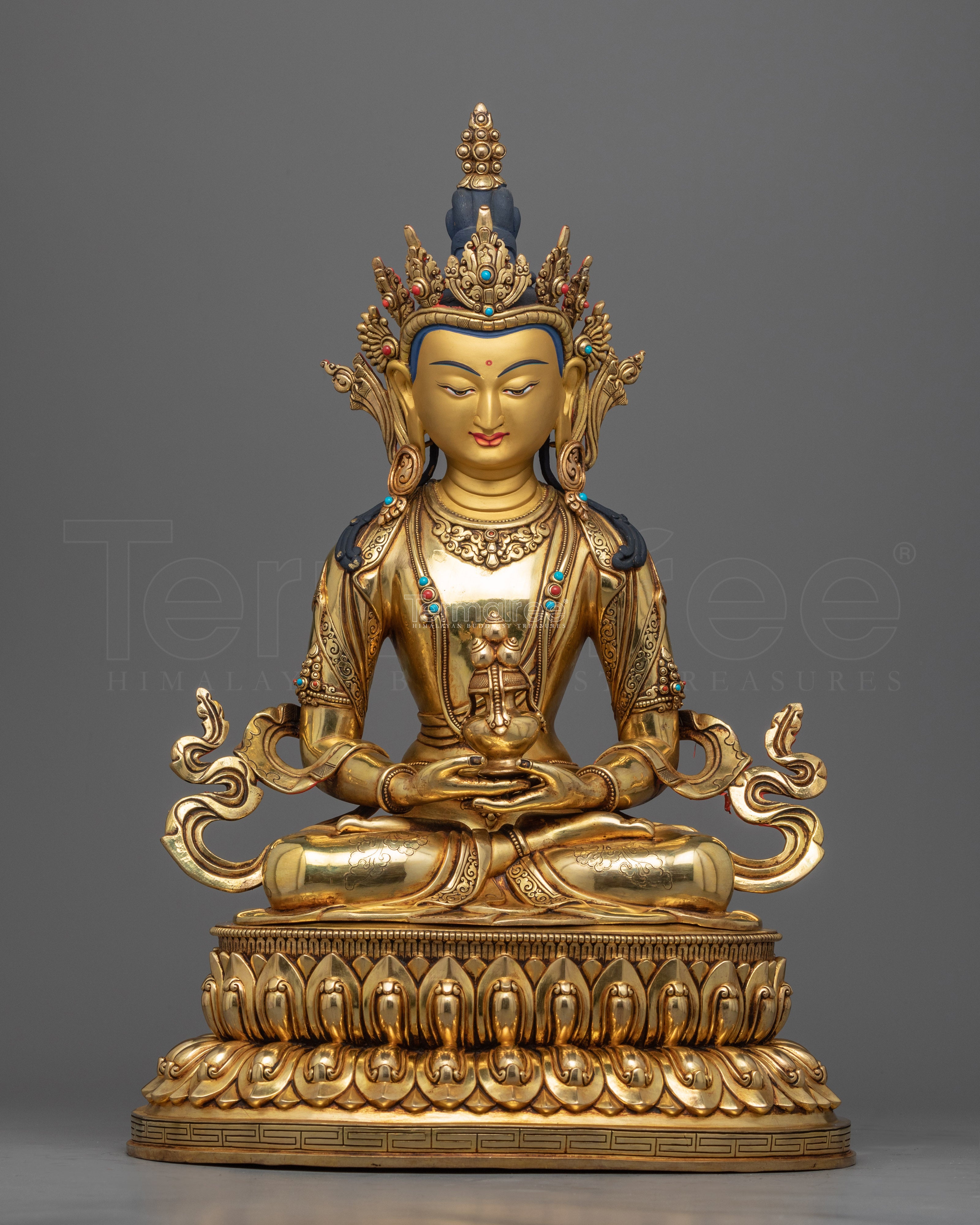 Long Life Mantra of Buddha Amitayus | Handmade Buddhist Statue
